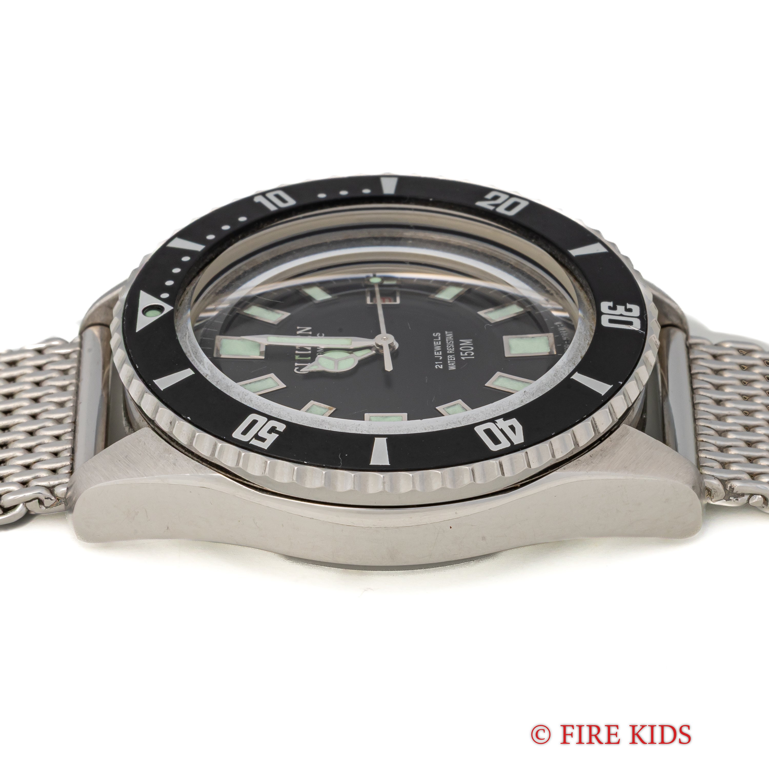 シチズン 150m チャレンジダイバー 1976年製 赤カレンダー 4‐600851Y