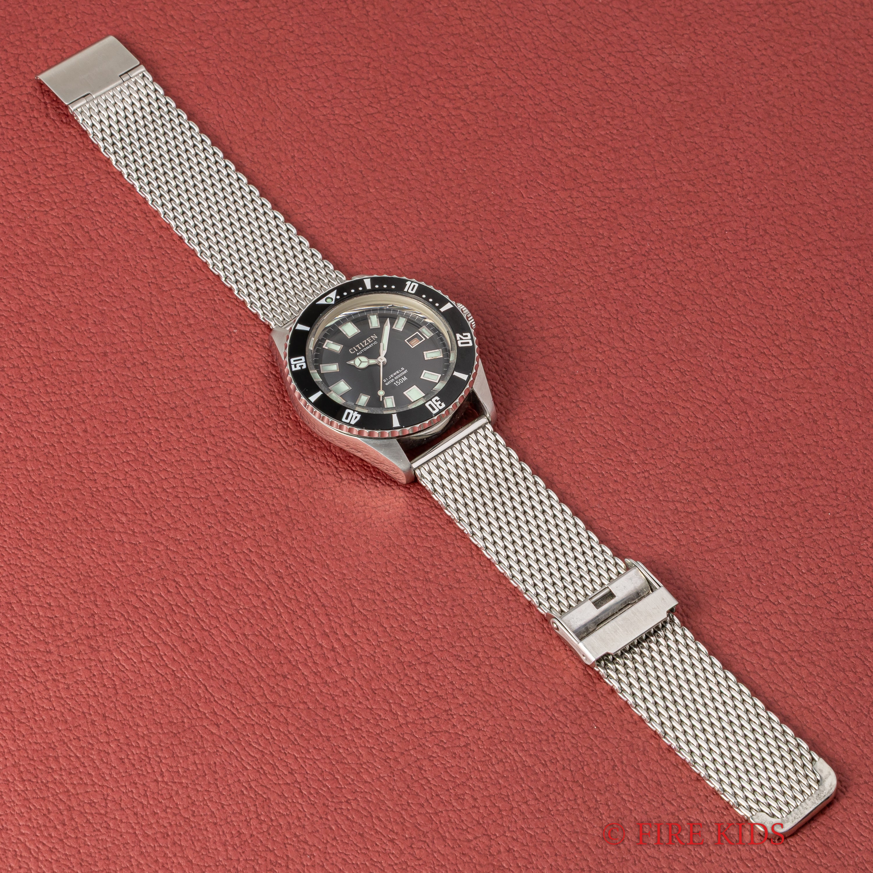 シチズン 150m チャレンジダイバー 1976年製 赤カレンダー 4‐600851Y