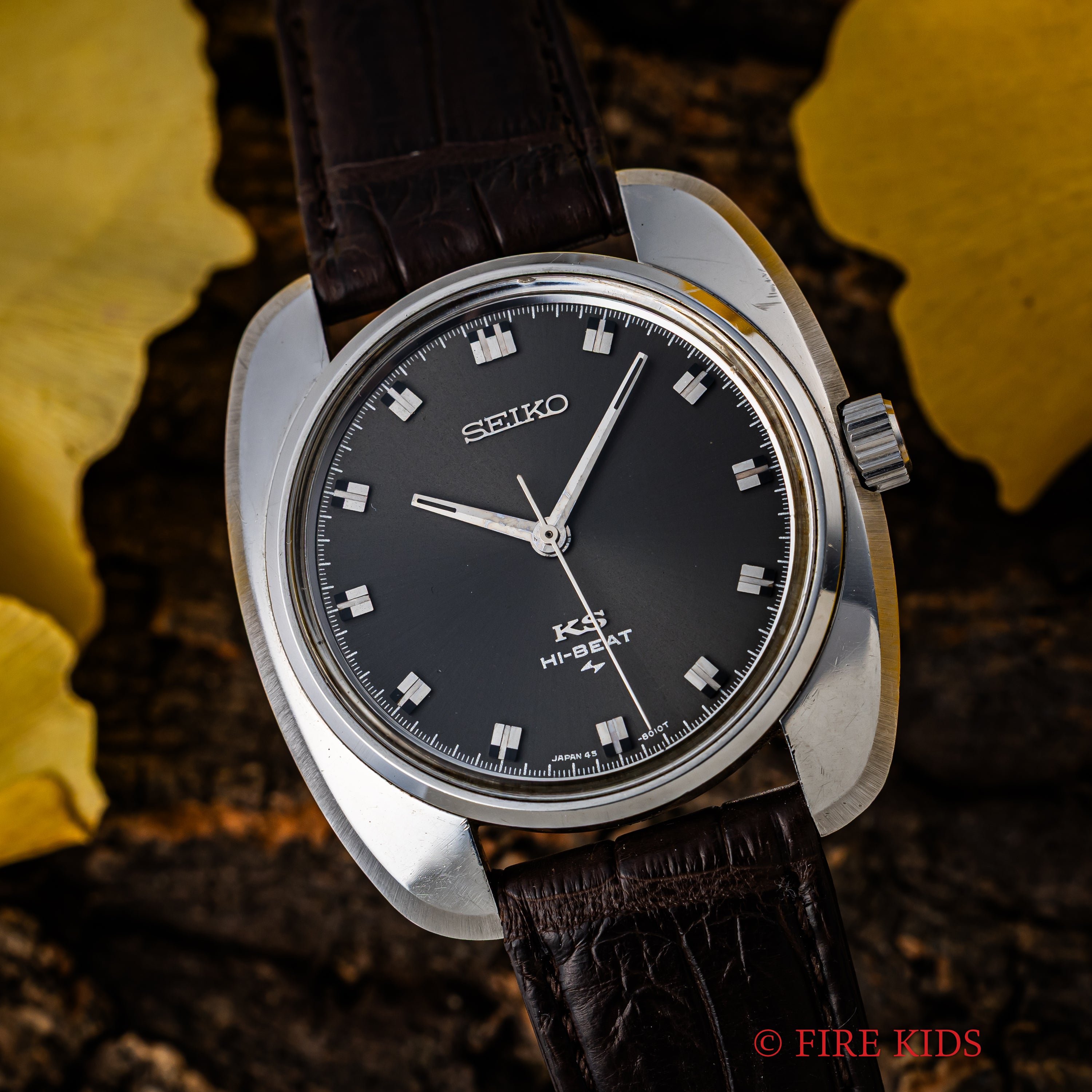 キングセイコー ハイビート 1969年製 Ref.45-8000 グレーダイヤル 10振動手巻き