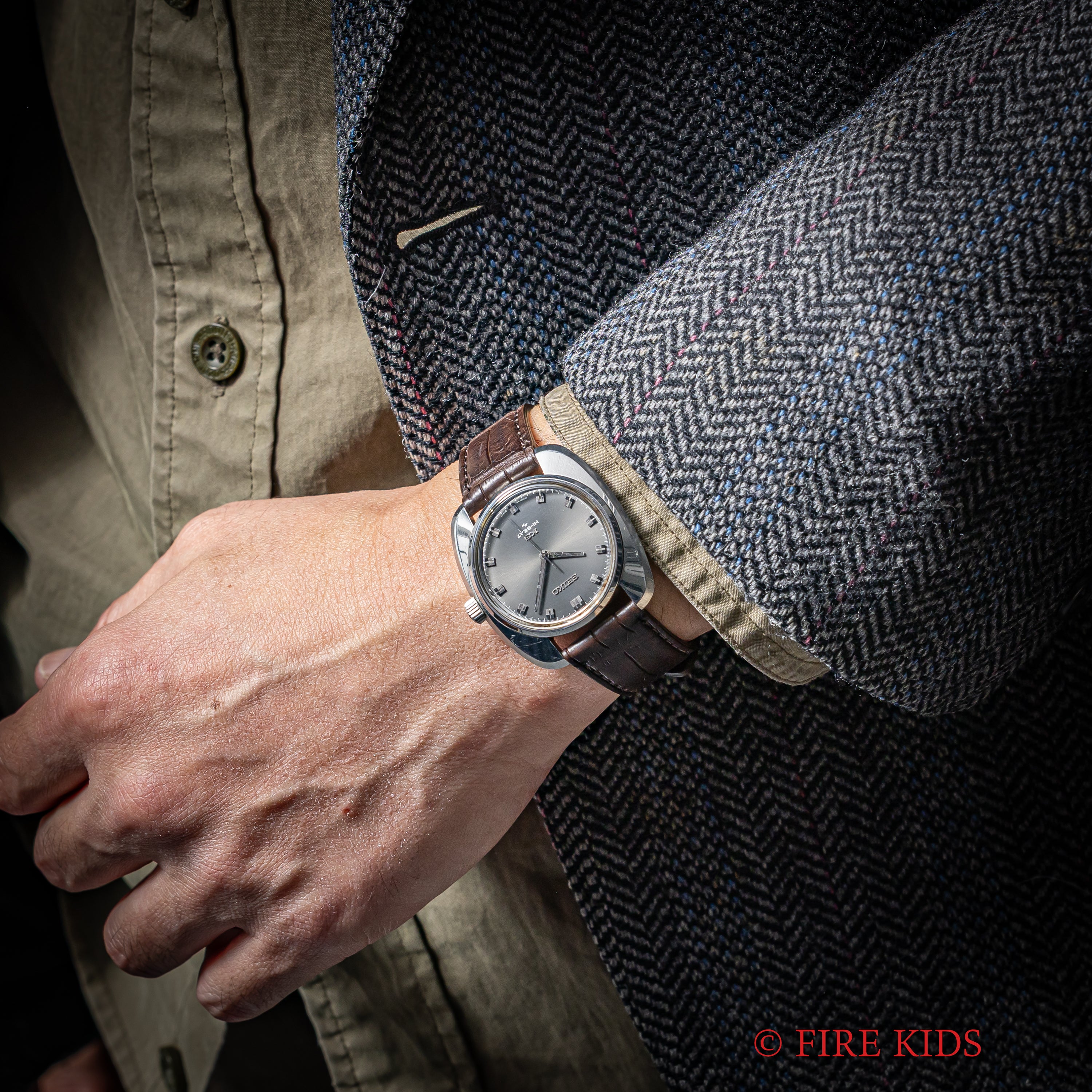 キングセイコー ハイビート 1969年製 Ref.45-8000 グレーダイヤル 10振動手巻き