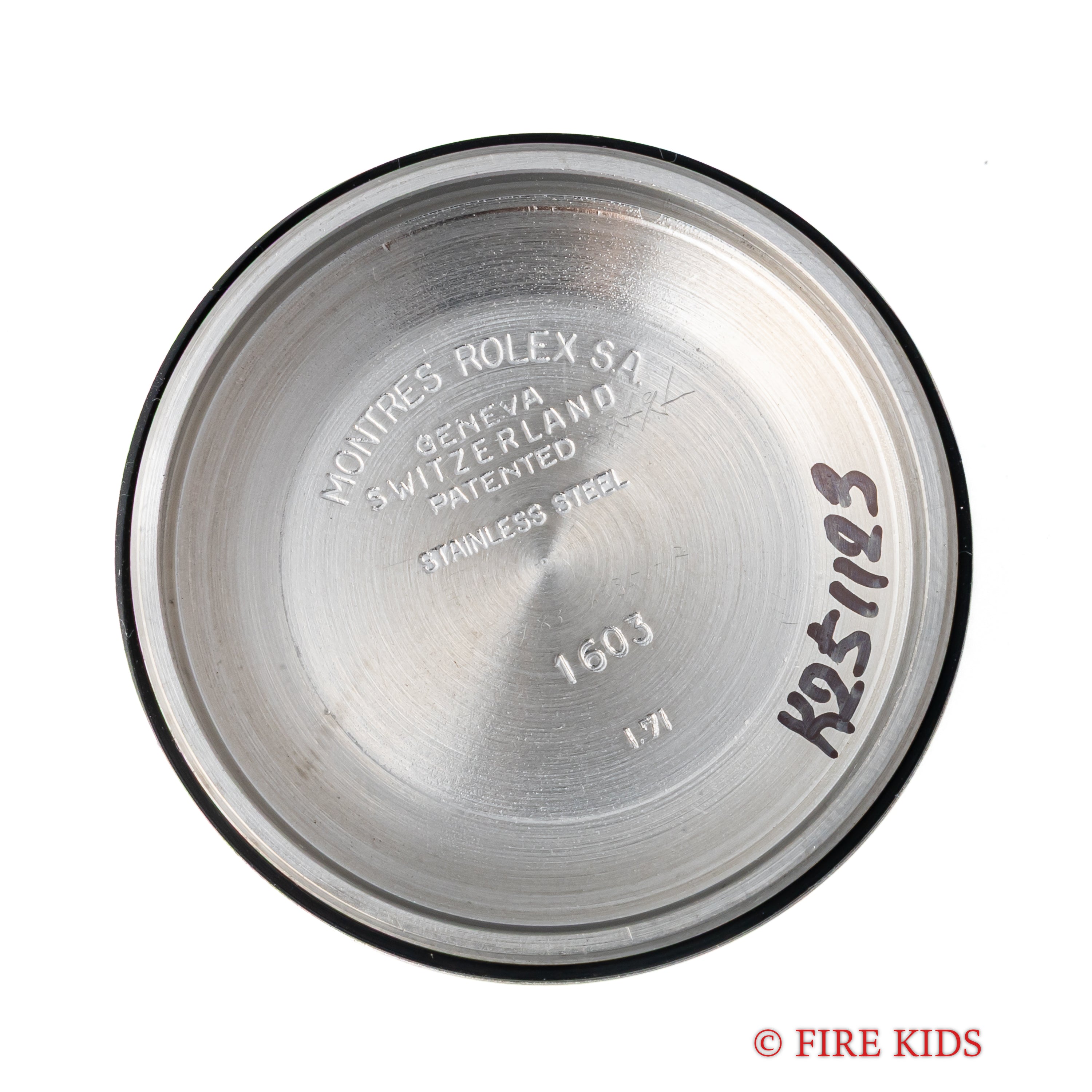 ロレックス デイトジャスト グレーダイヤル 1971年製 自動巻き Ref.1603