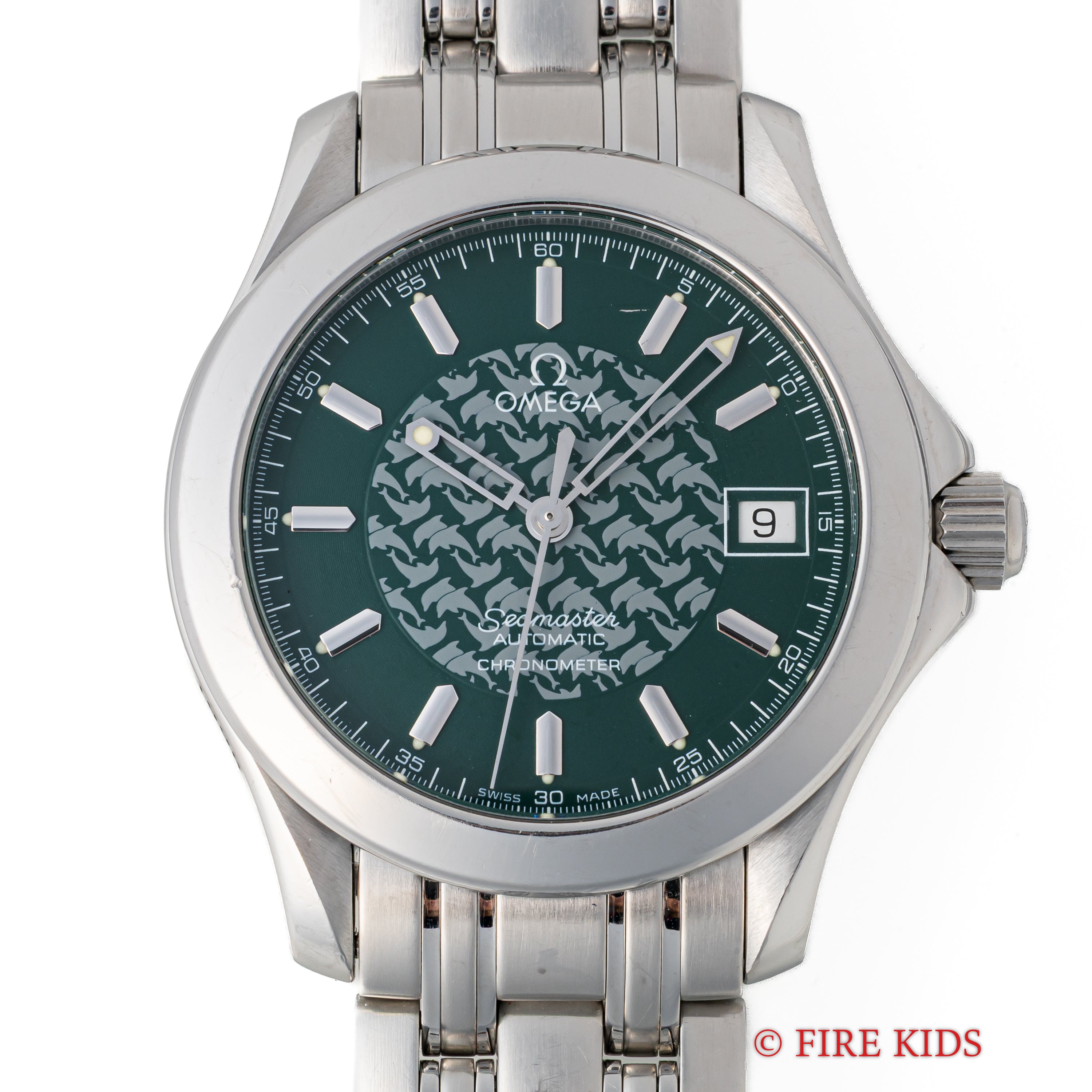 オメガ シーマスター120 ジャック・マイヨール 1998年製 限定モデル 自動巻き Ref.2506.70/168.1614 Cal.1120 ギャラ付き