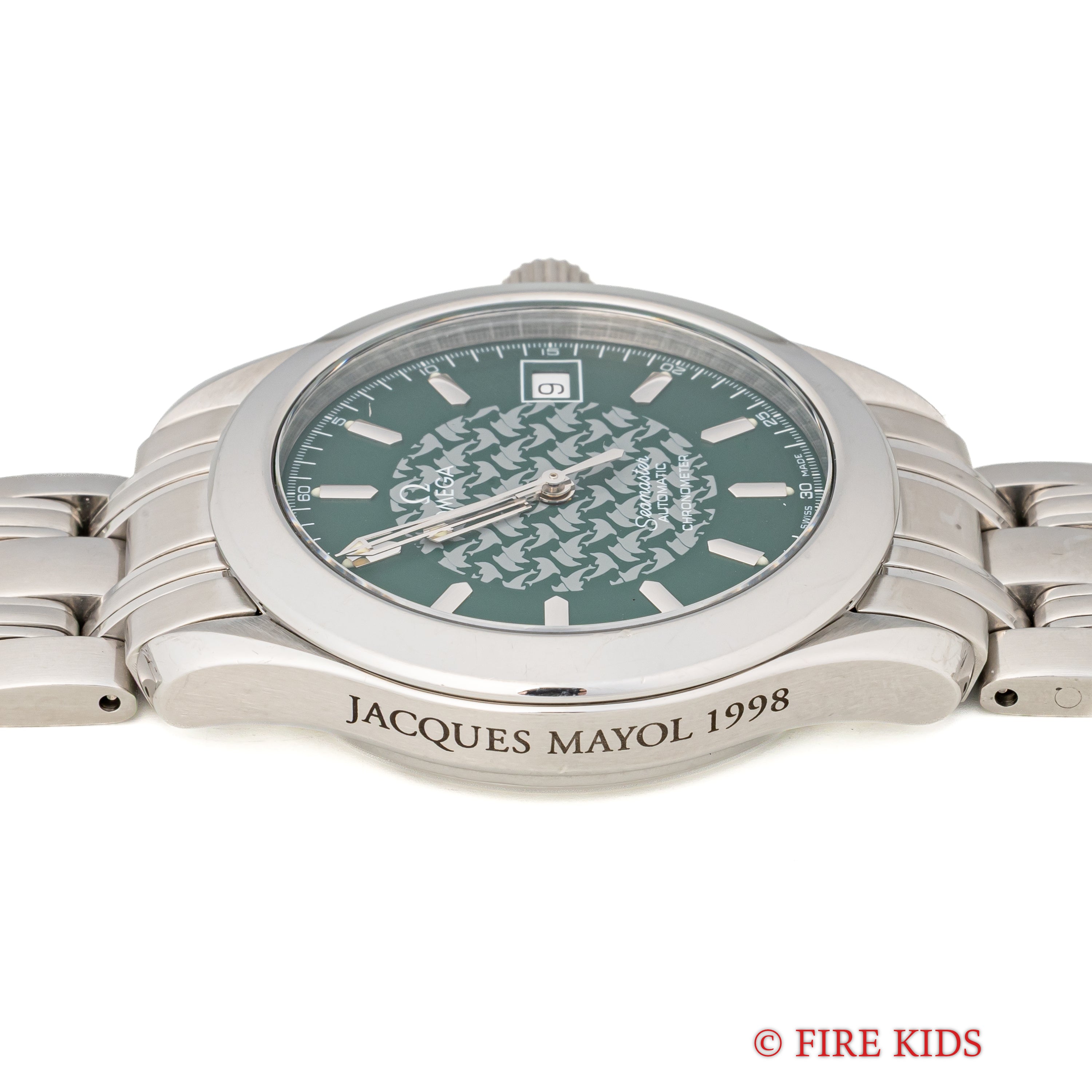 オメガ シーマスター120 ジャック・マイヨール 1998年製 限定モデル 自動巻き Ref.2506.70/168.1614 Cal.1120 ギャラ付き