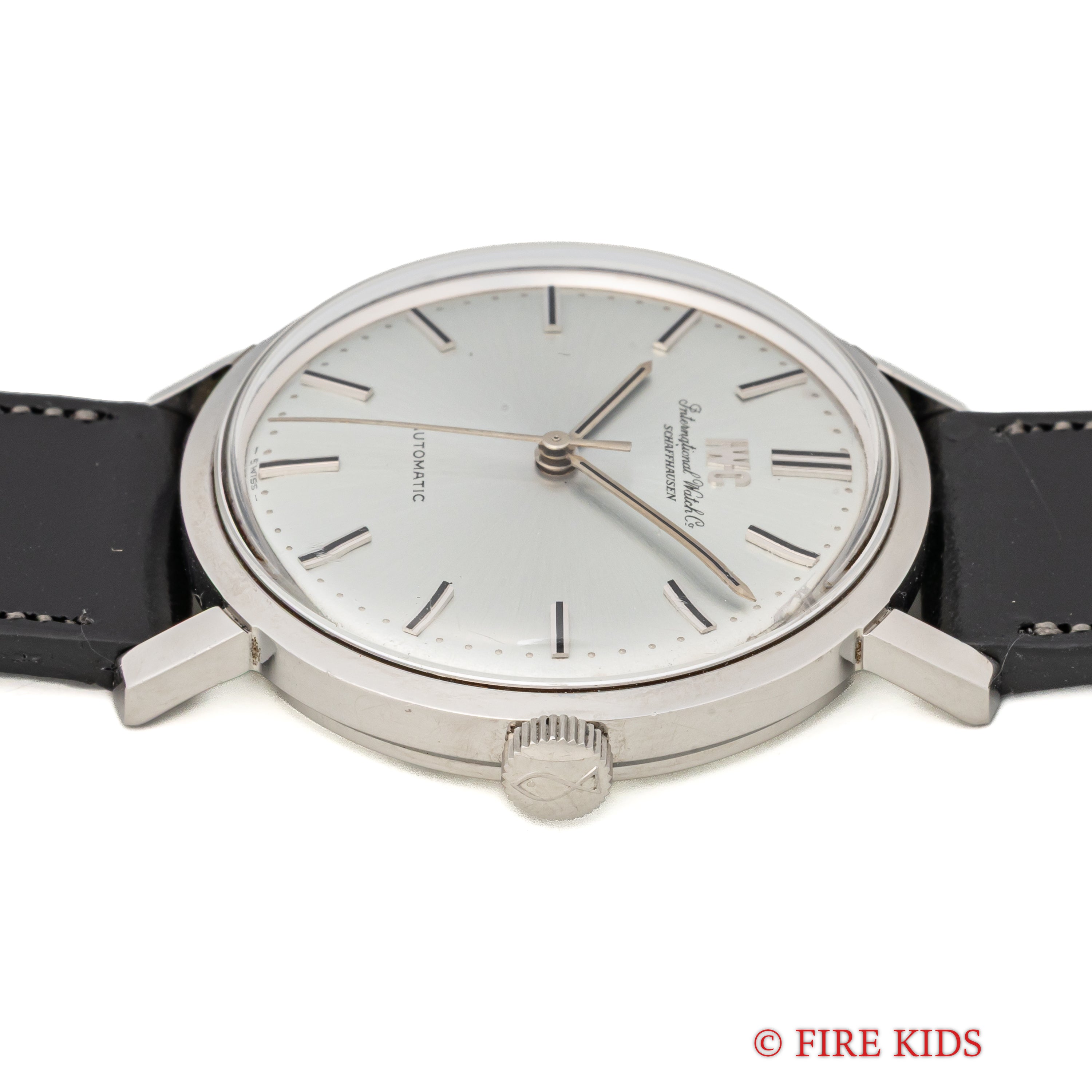 IWC ラウンドケース 1975年製 Ref.1818 ペラトン式自動巻き Cal.854B アイスブルーダイヤル