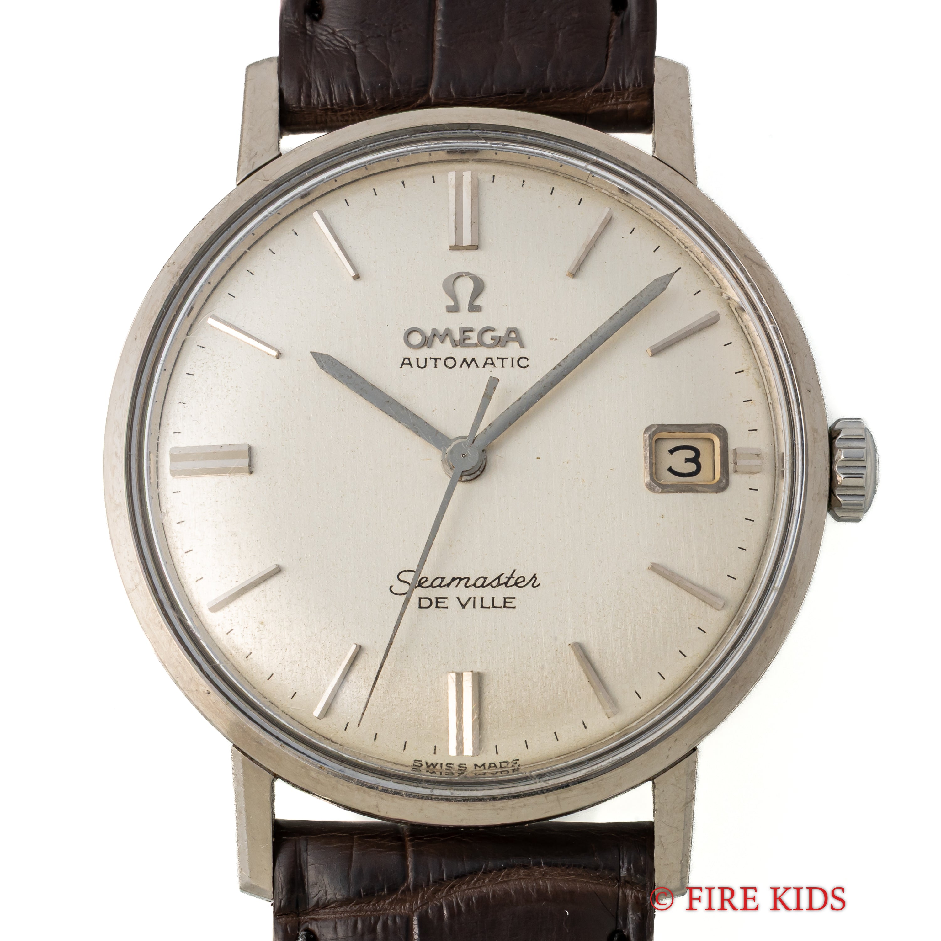 オメガ 18金無垢ホワイトゴールド シーマスター デ・ヴィル 1966年製 自動巻き