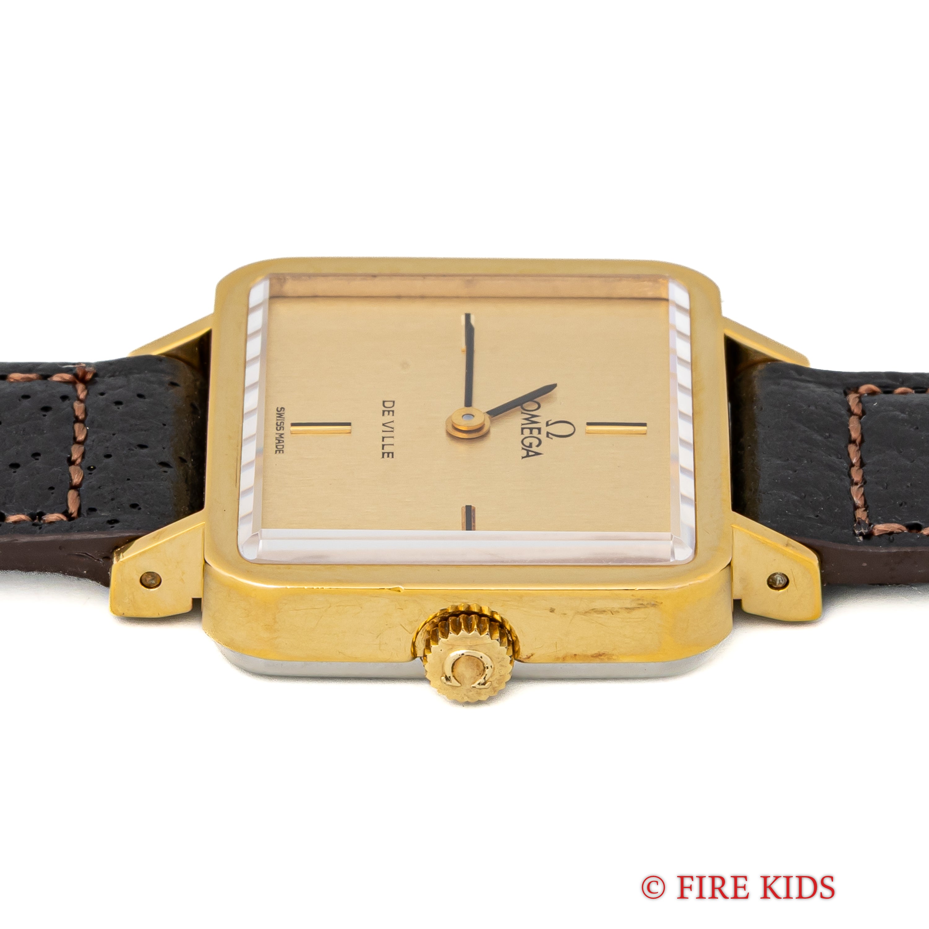 オメガ デ・ヴィル スクエア 金張り 1974年製 手巻き