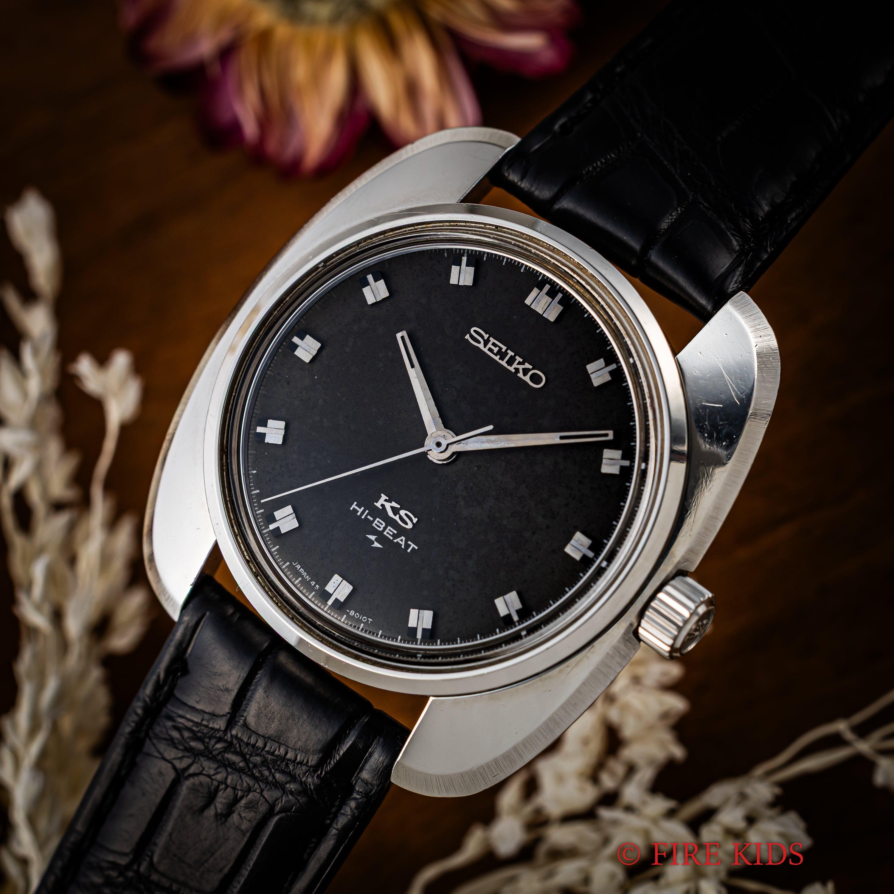 キングセイコー ハイビート 1969年製 Ref.45-8000 グレーダイヤル 10振動手巻き