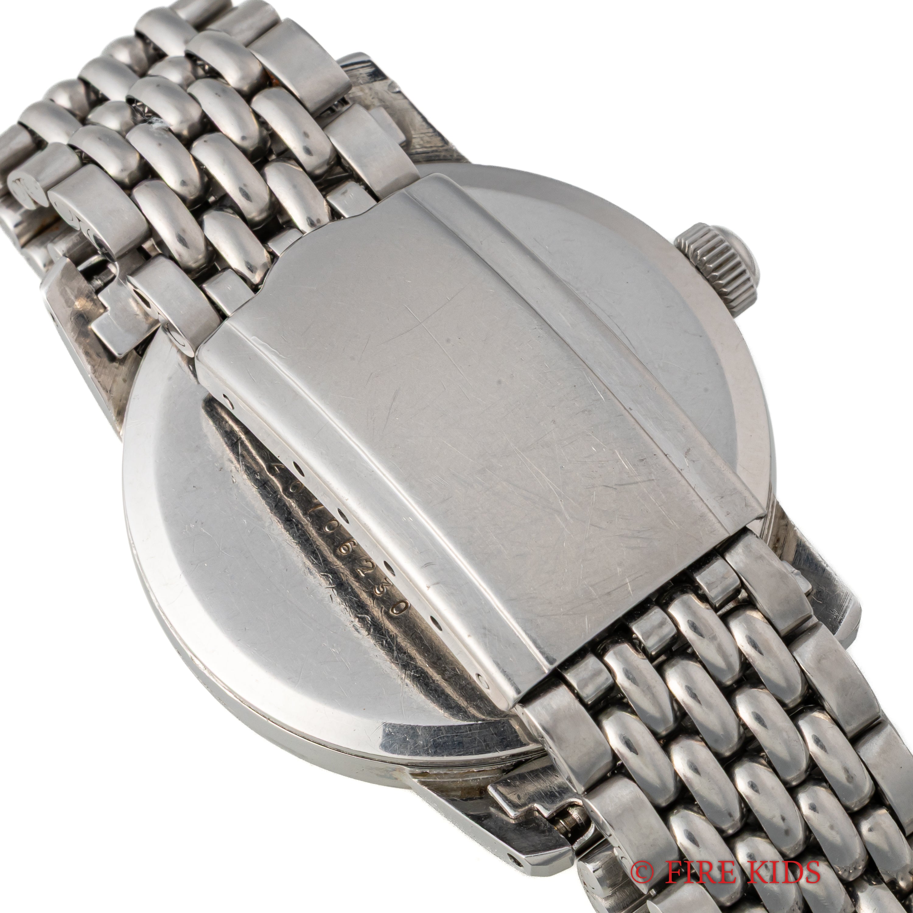 シチズン デラックス 1962年製 ラウンド ブレス付き 手巻き パラウォーター 防水スナップ