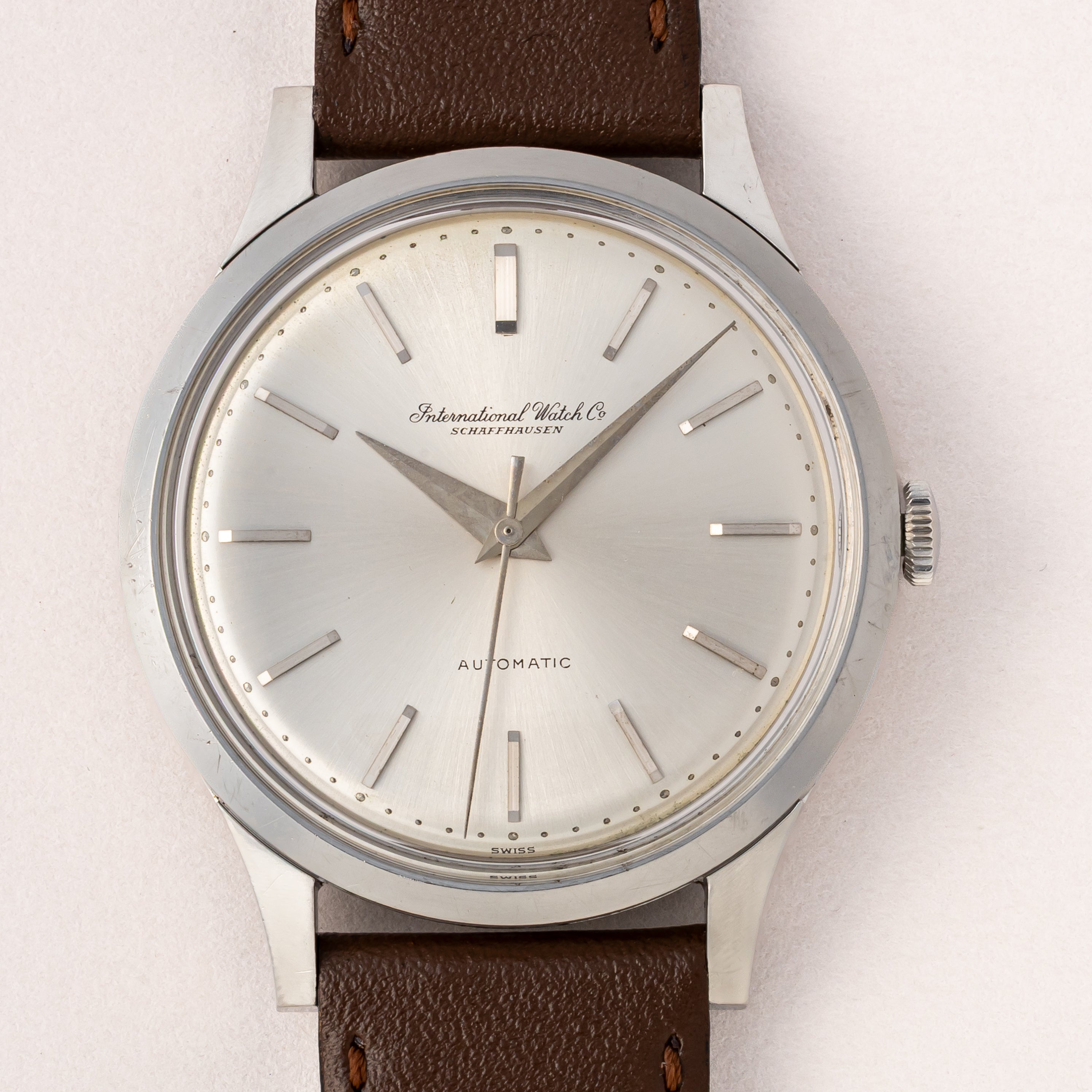 IWC ラウンドケース 1965年製 ペラトン式自動巻き Cal.853 オールドインター