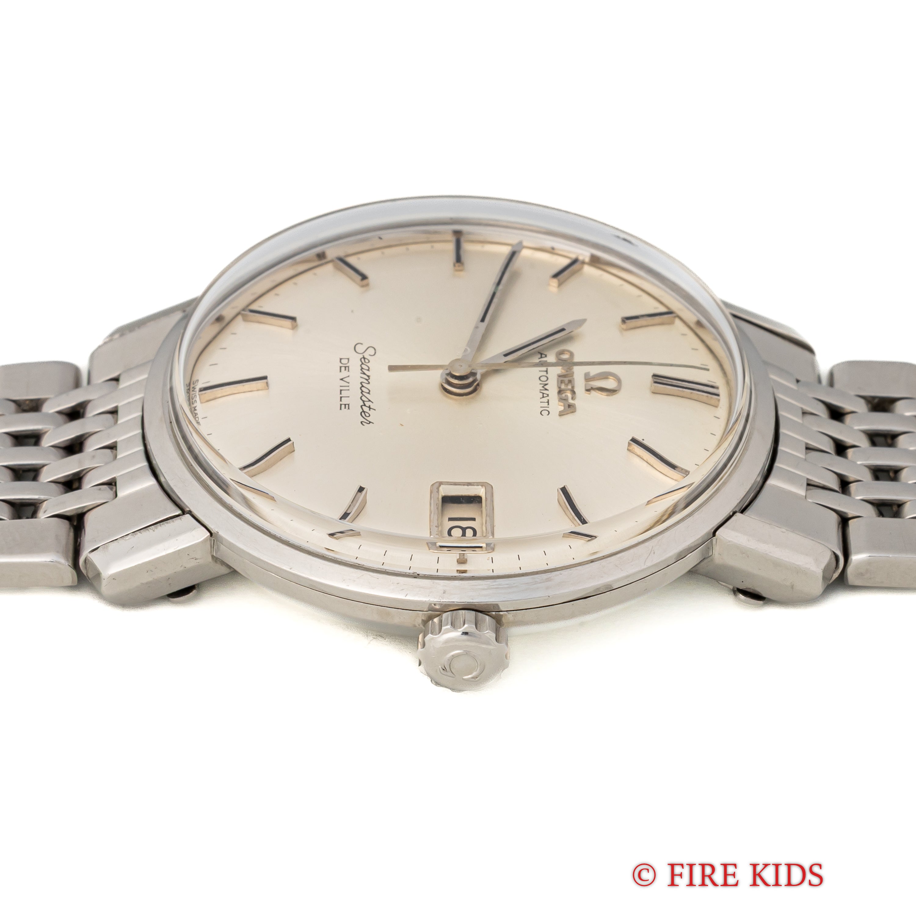 オメガ シーマスター デ・ヴィル 1966年製 自動巻 cal.565 純正ブレス付き