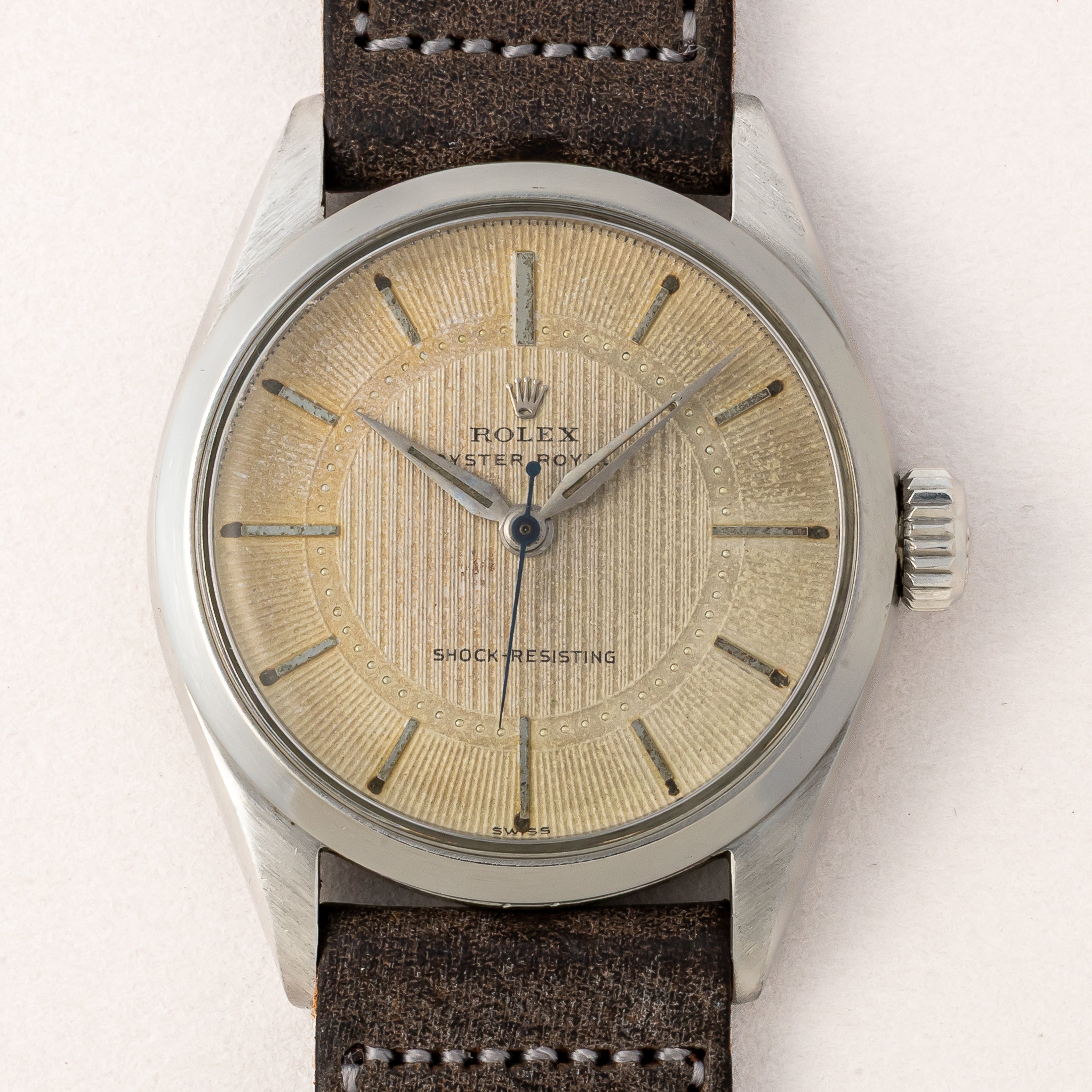 ロレックス オイスター ローヤル 1957年製 Ref.6444 手巻き ツートンギョウシェダイヤル