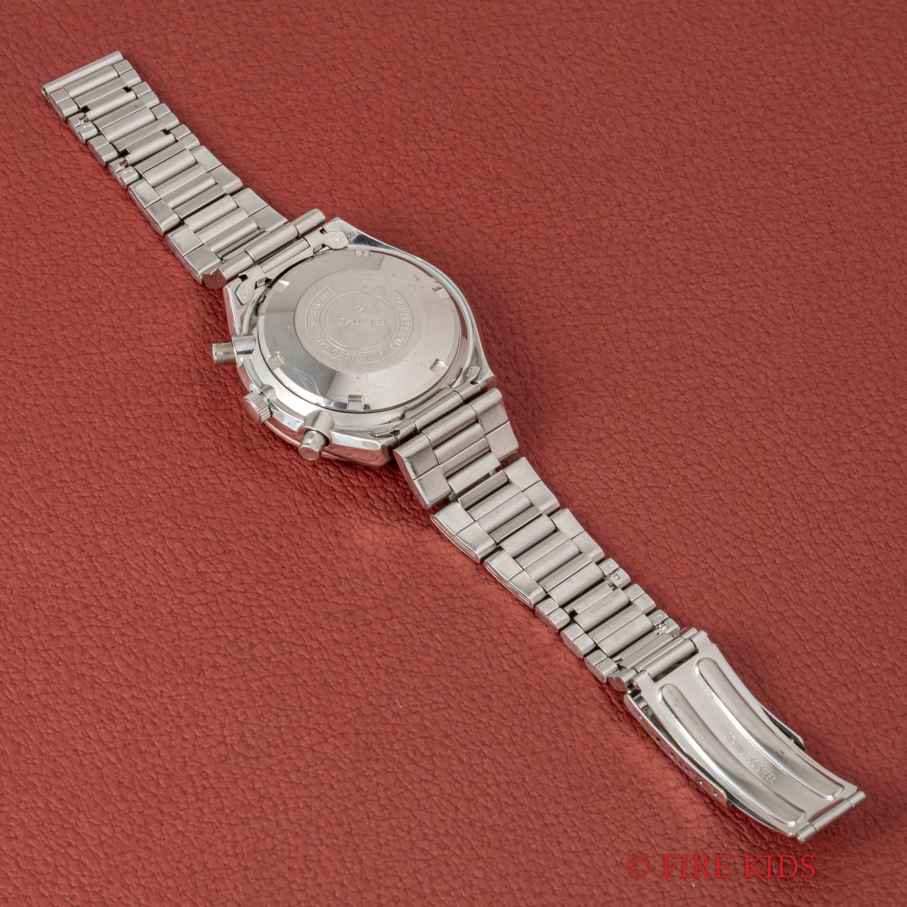 セイコー スピードタイマー 角目 1975年製 クロノグラフ Ref.6138-0030 純正ブレス付き