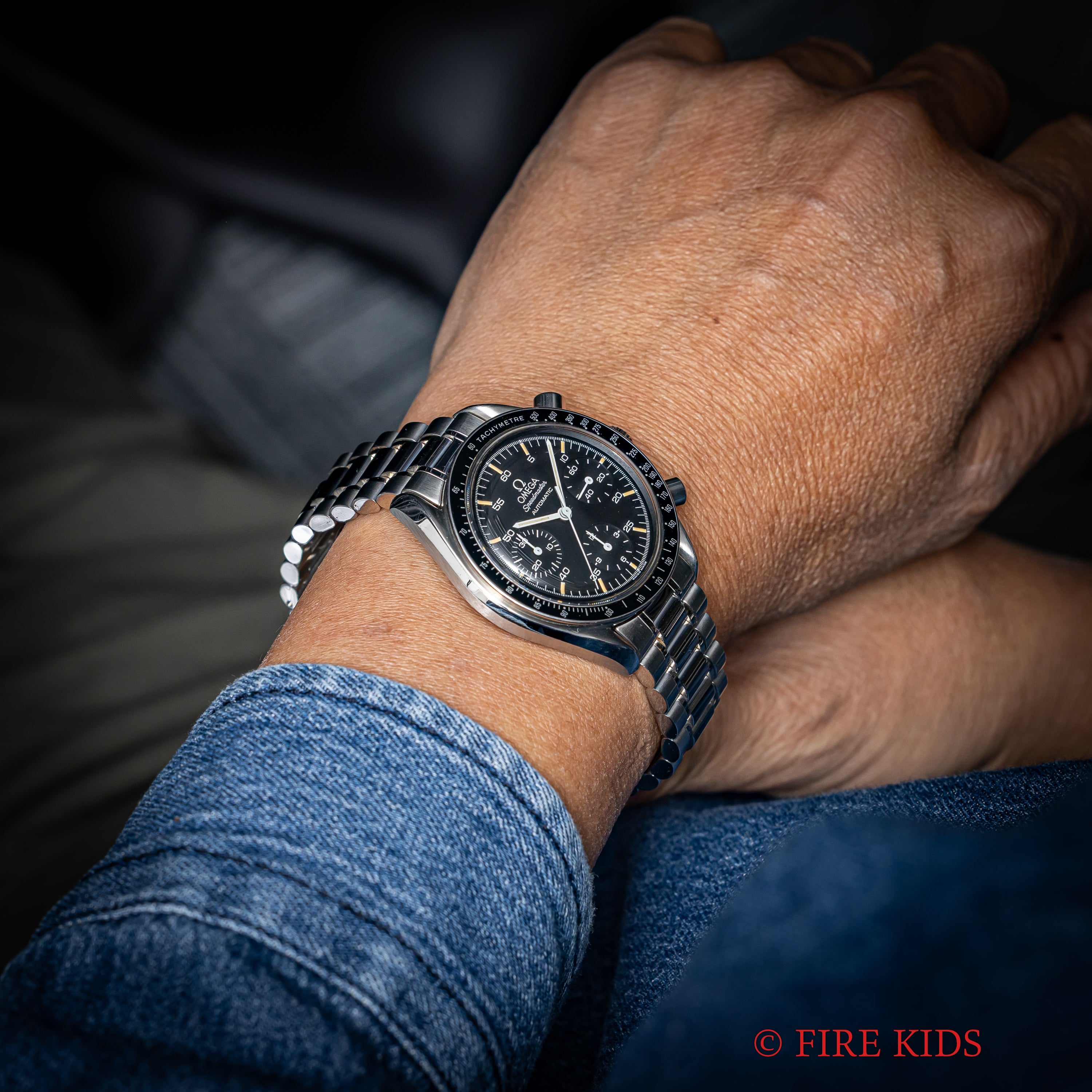 オメガ スピードマスター オートマチック 1989年製 Ref.3510.50 裏蓋保護シール付き