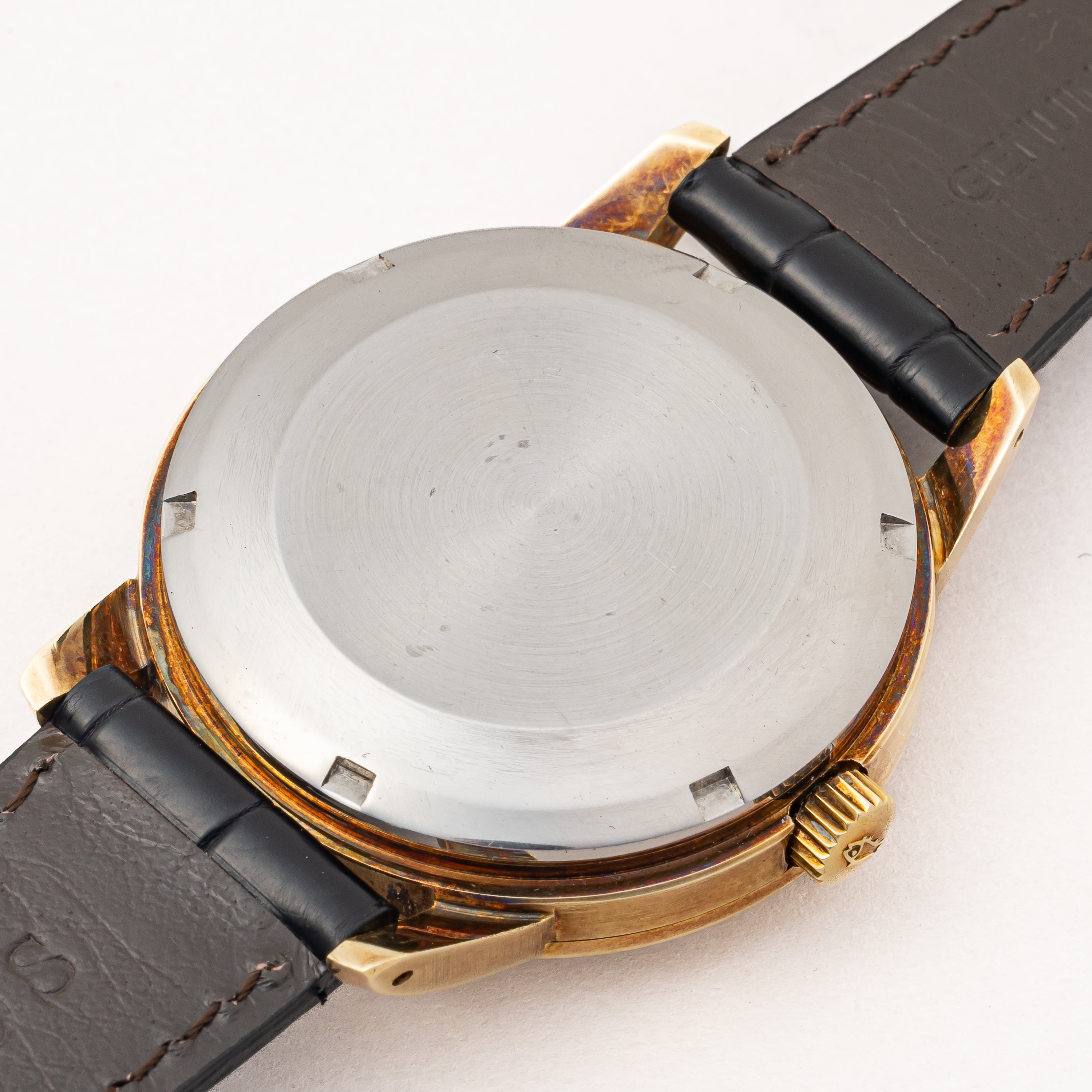 IWC 14金無垢インヂュニア 1963年製 Ref.766A バックステン ペラトン式自動巻Cal.8531 純正尾錠付き