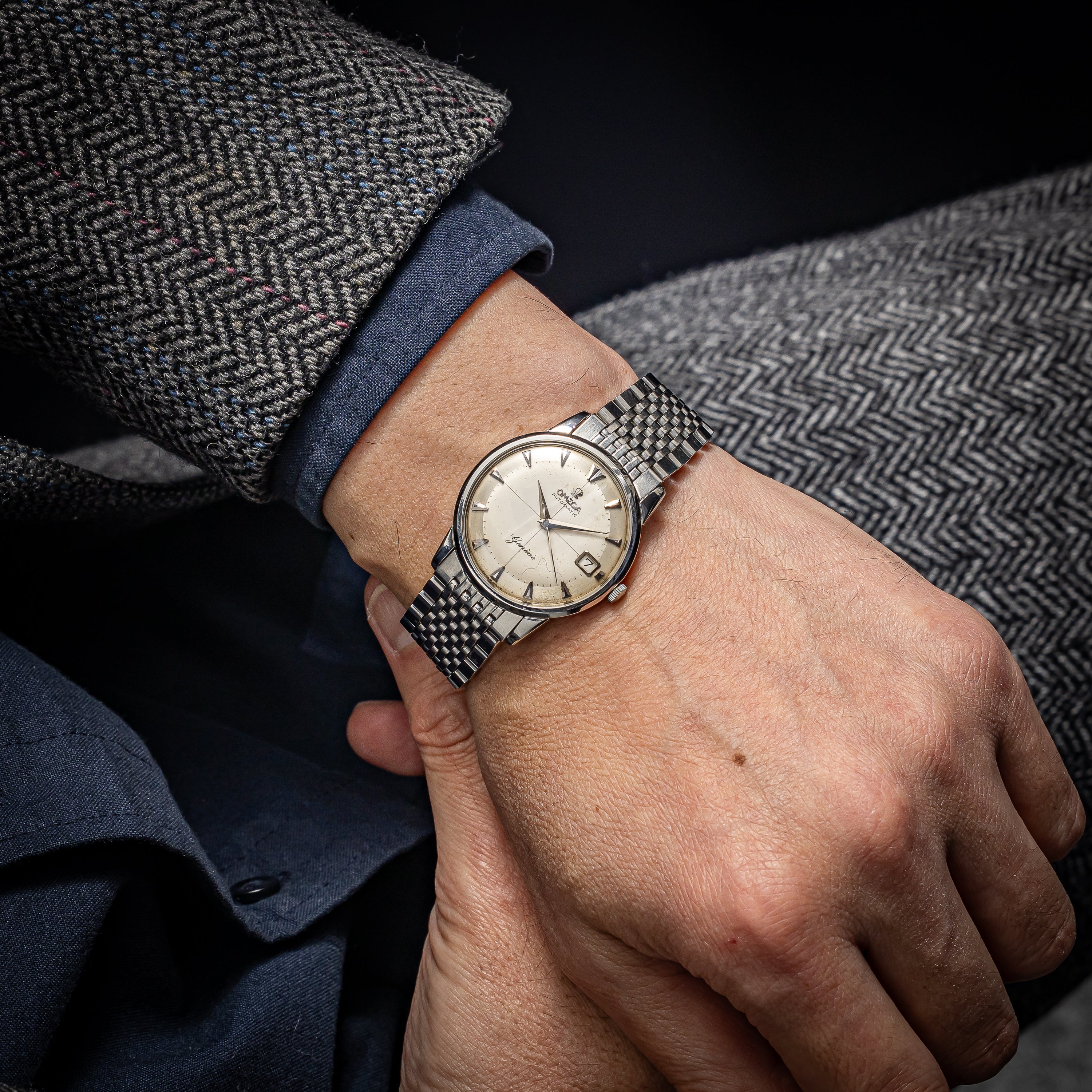 オメガ ジュネーブ 1959年製 Ref.14703 2 SC クロスライン