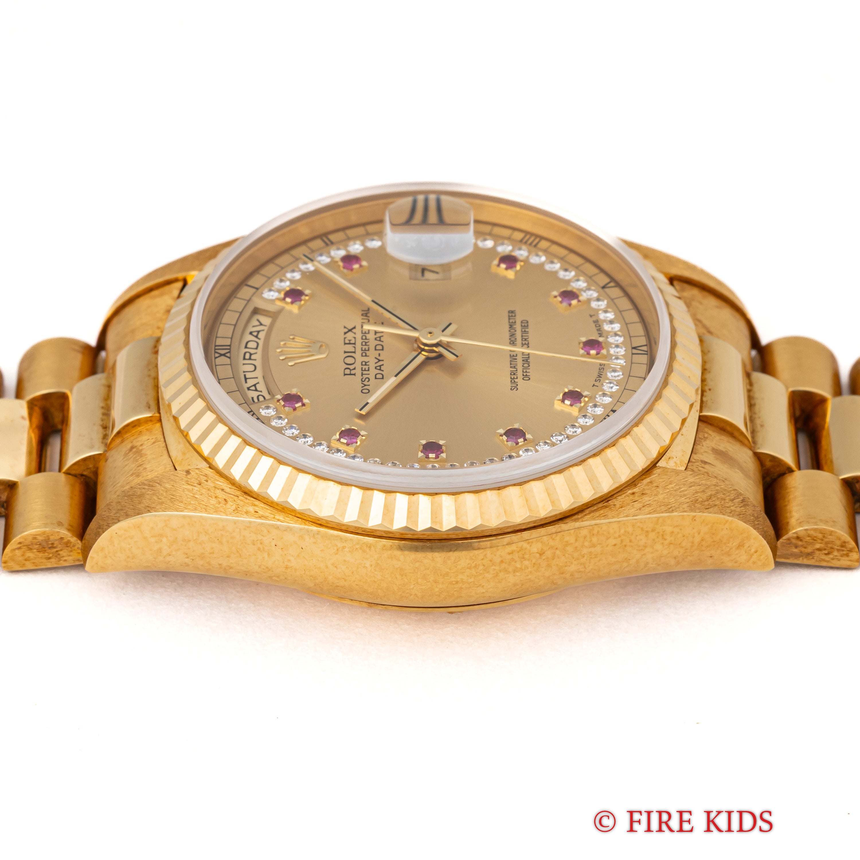 ロレックス デイデイト ミリヤードダイヤル フルセット美品 1990年製（平成2年製）18金無垢イエローゴールド Ref.18238