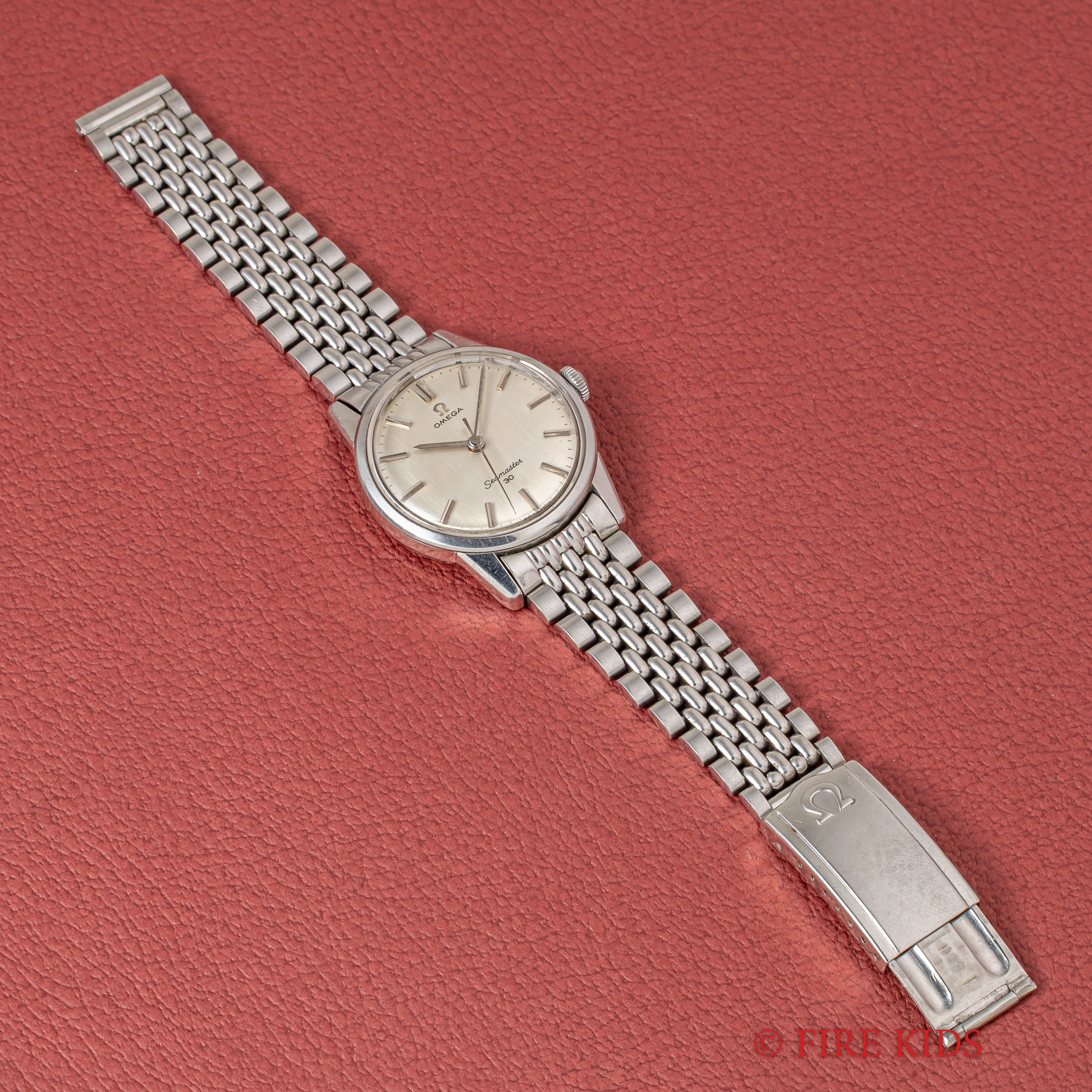 オメガ シーマスター30 1963年製 手巻き Cal.286 30mmキャリバー 純正ライスブレス付き