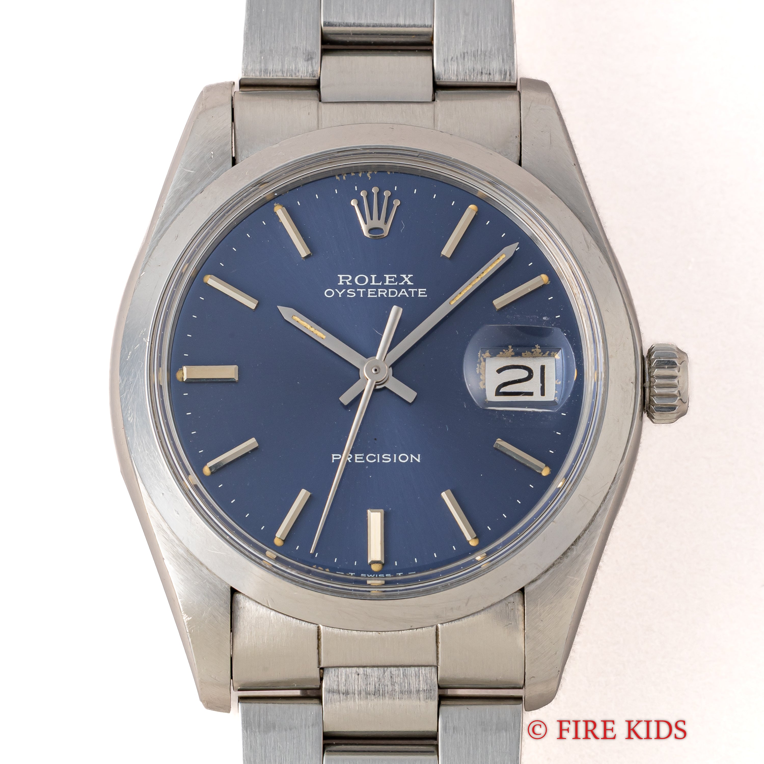 ロレックス オイスターデイト 1972年製 Ref.6694 ブルーダイヤル