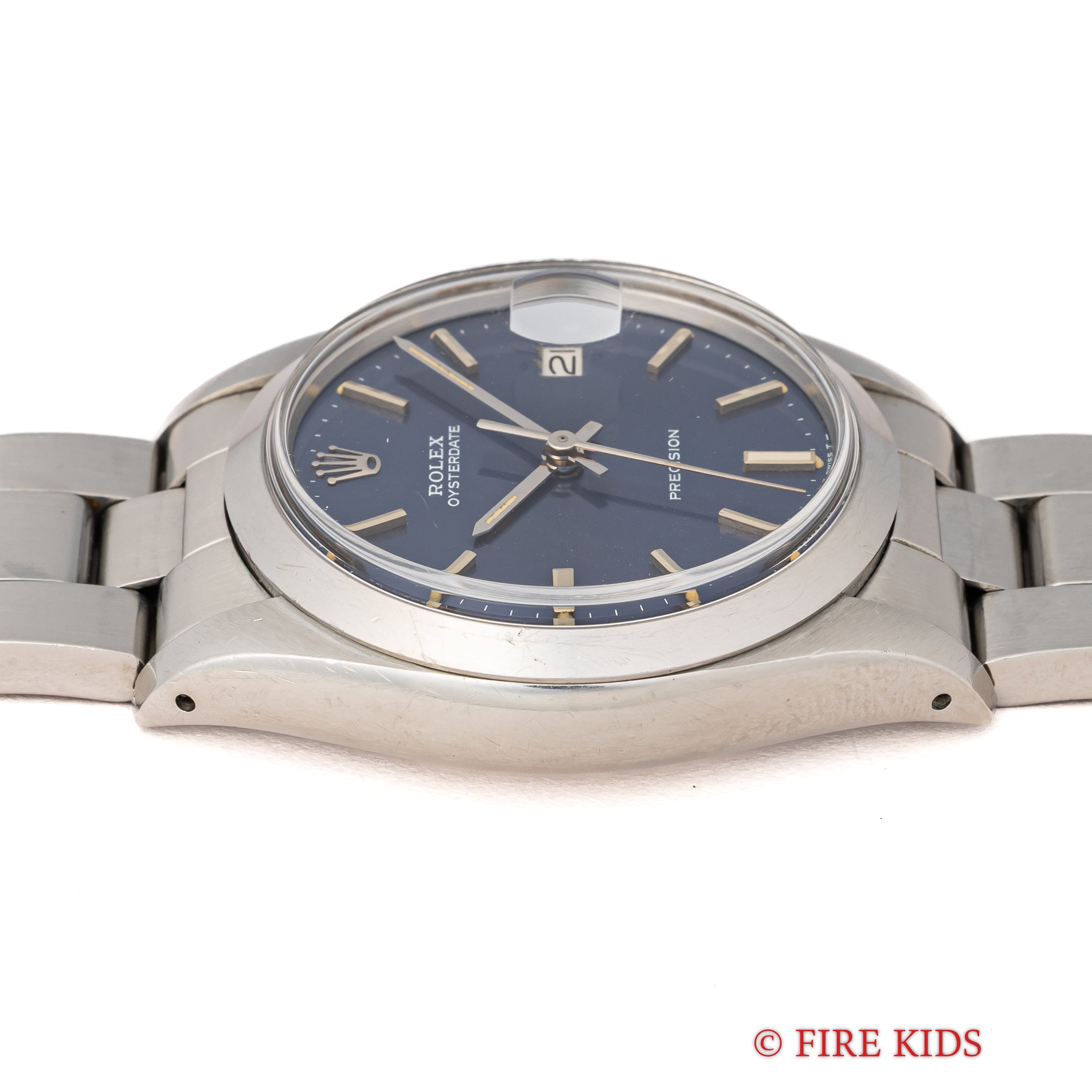 ロレックス オイスターデイト 1972年製 Ref.6694 ブルーダイヤル