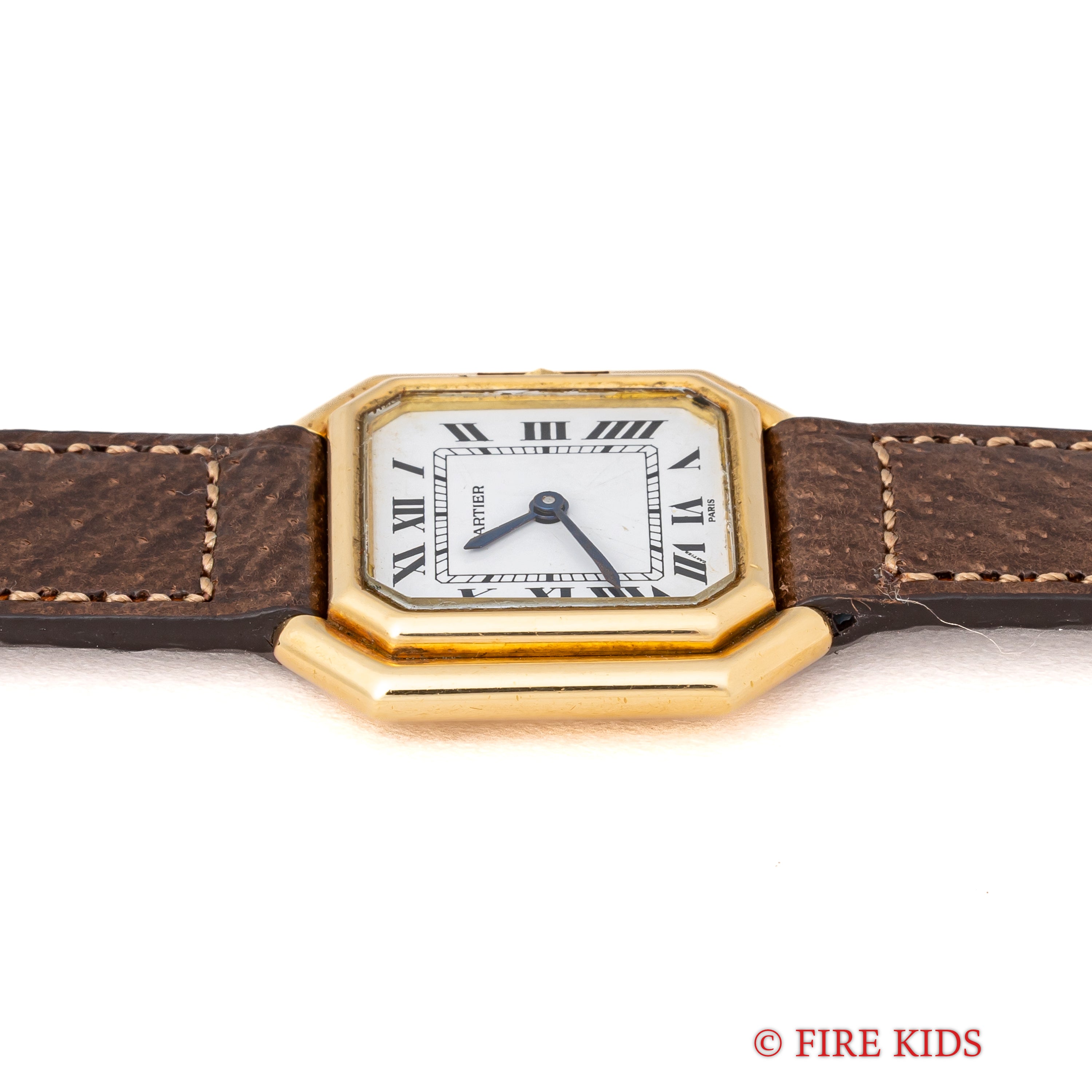 カルティエ サンチュール SMサイズ 18金無垢イエローゴールド 1970年代製 手巻き 純正尾錠付き