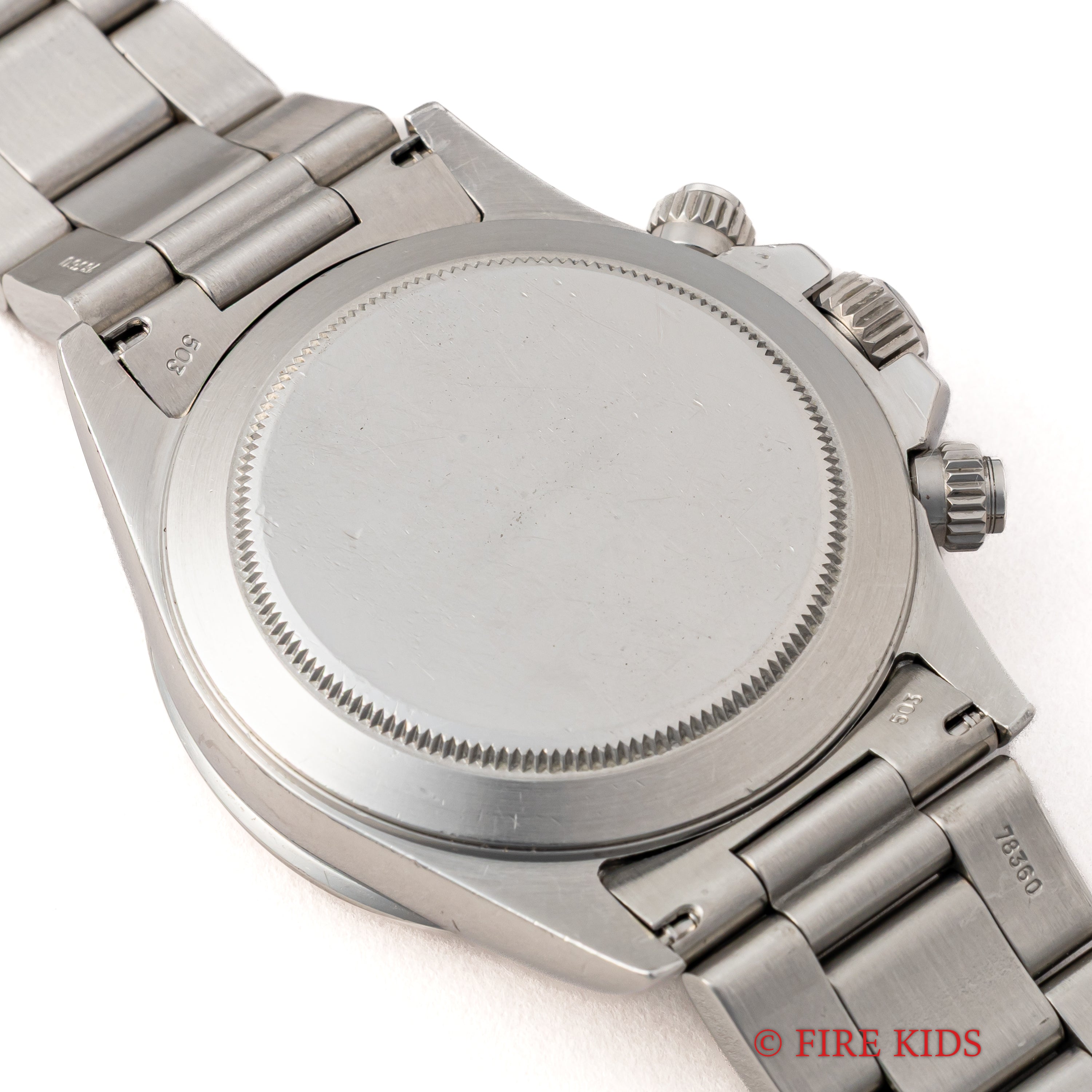 ロレックス デイトナ 1991年製 Ref.16520 ホワイト 逆6ダイヤル シングルバックル オールトリチウム メーカーサービスカード付