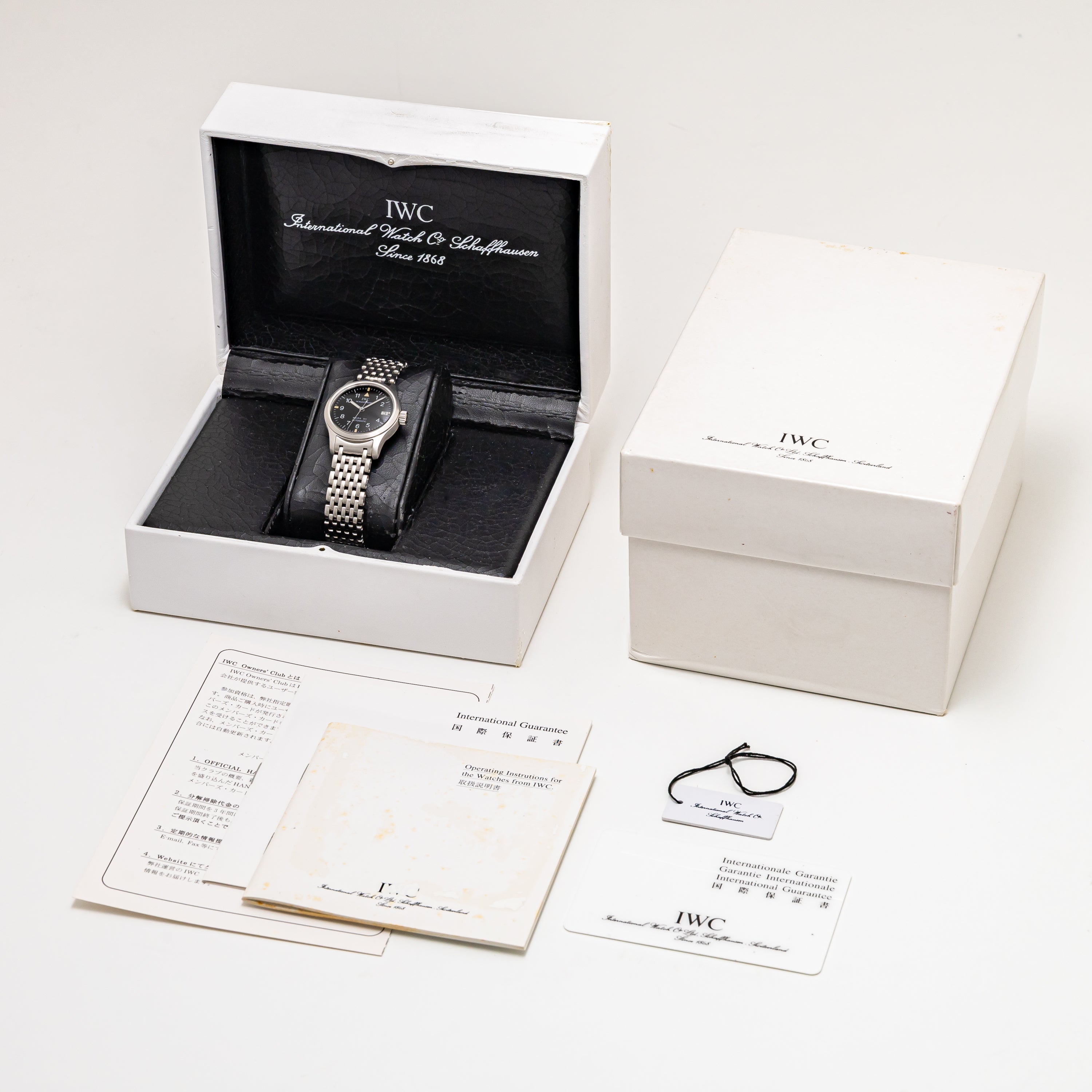 IWC マーク12 レディース 純正ステンレスブレス 2000年製（平成12年）箱・ギャラ付