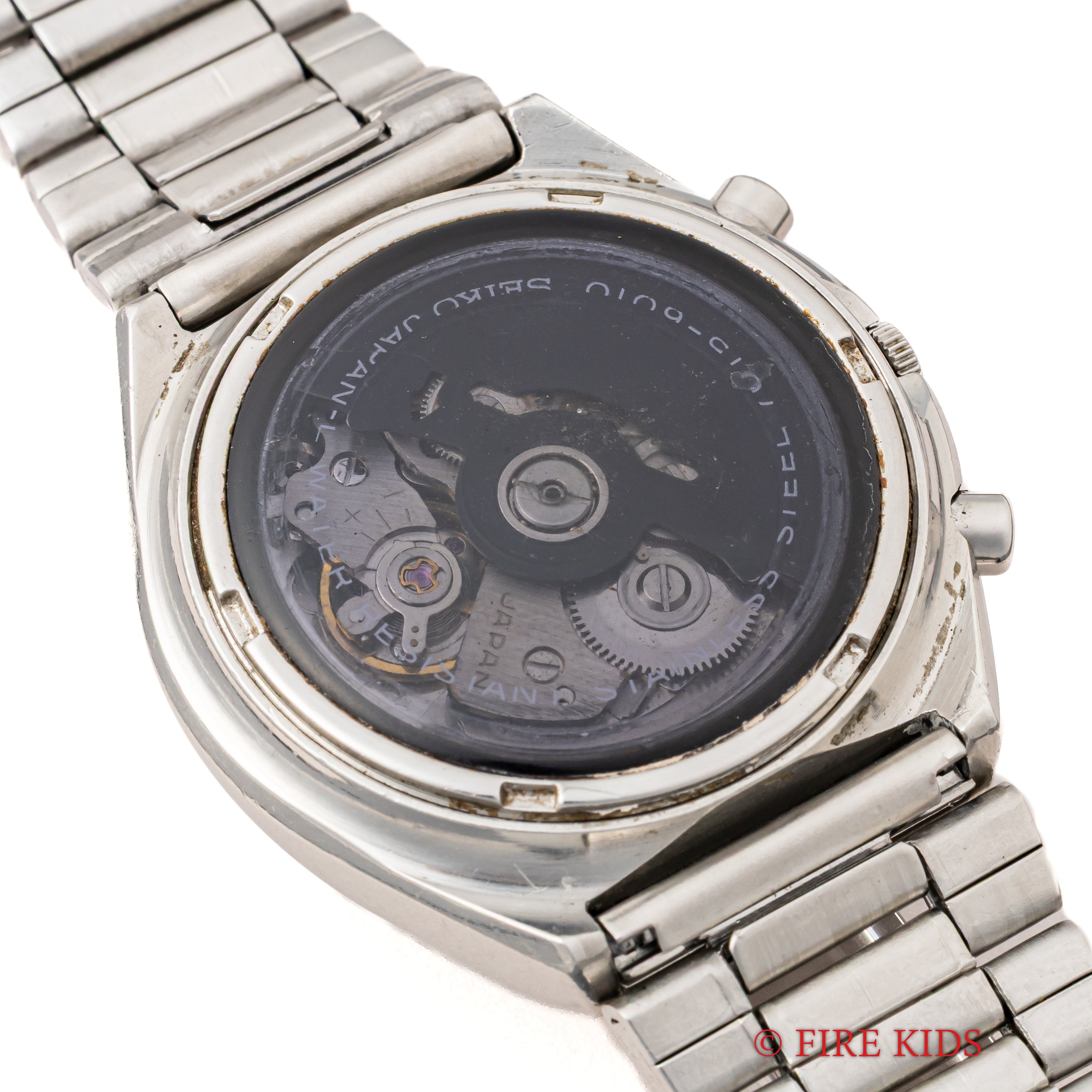 セイコー タイムソナー 1970年代製 Ref.7015-6010 両面スケルトン 自動巻クロノグラフ