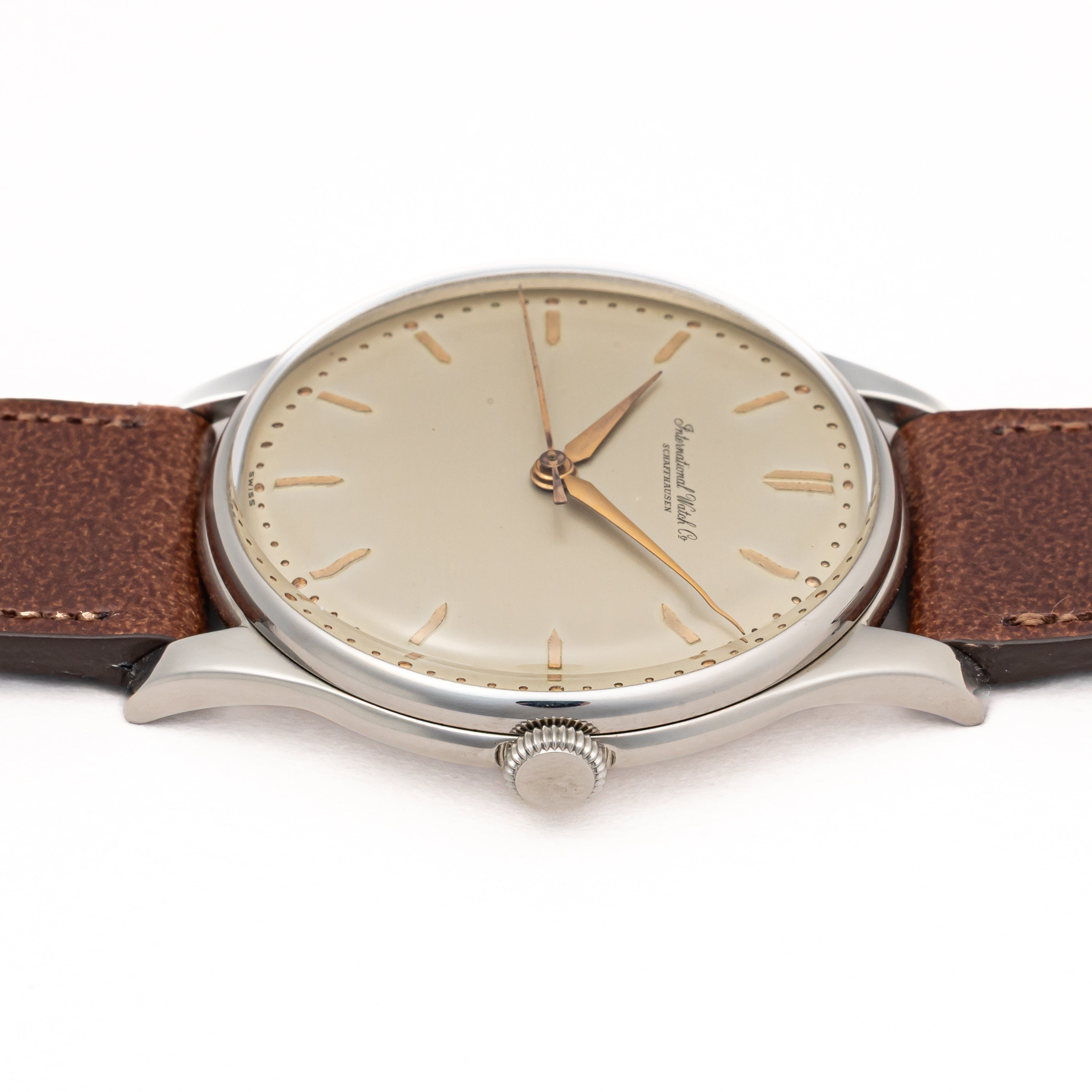 IWC	ラウンドケース Cal.89 手巻き 1955年製 アルファハンド