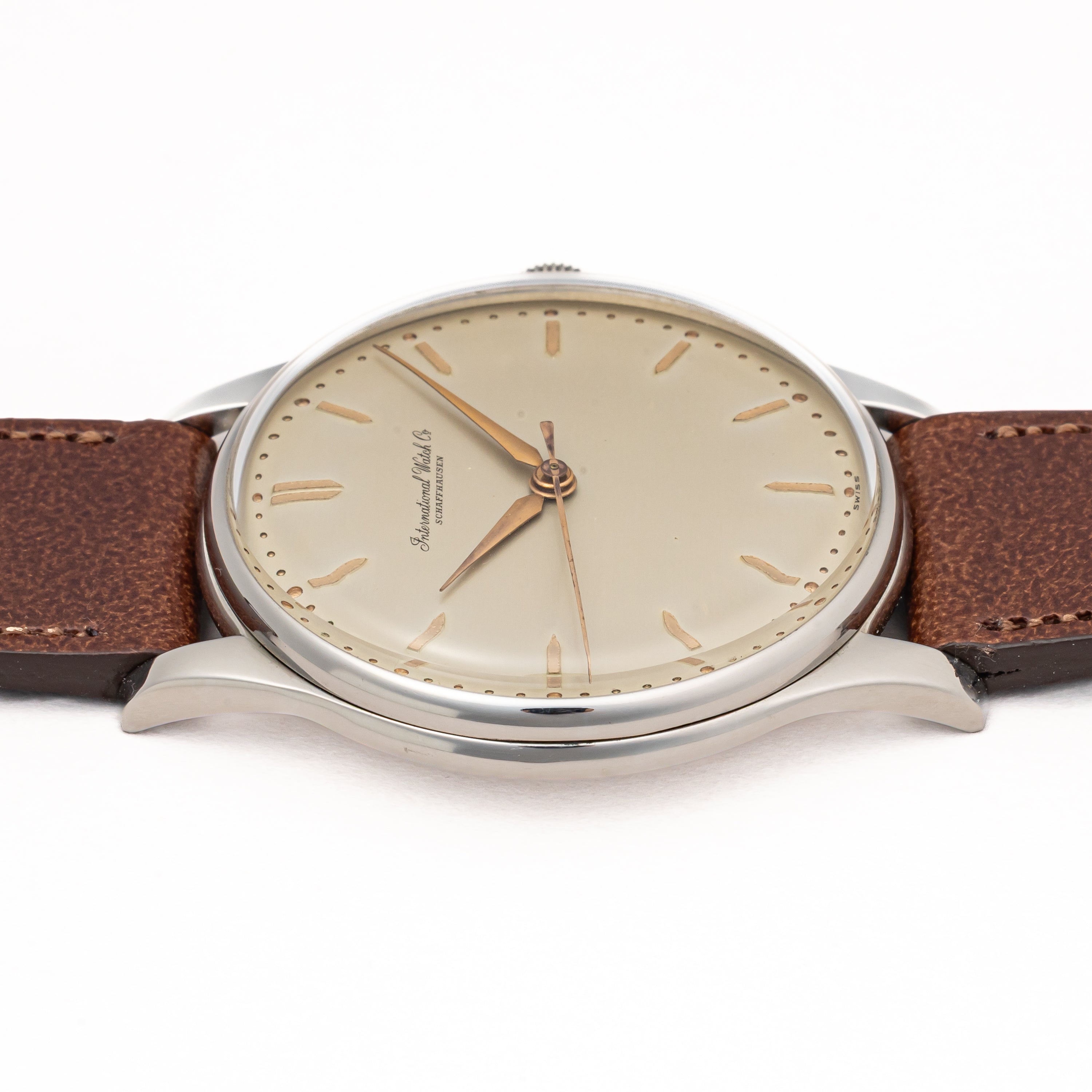 IWC	ラウンドケース Cal.89 手巻き 1955年製 アルファハンド