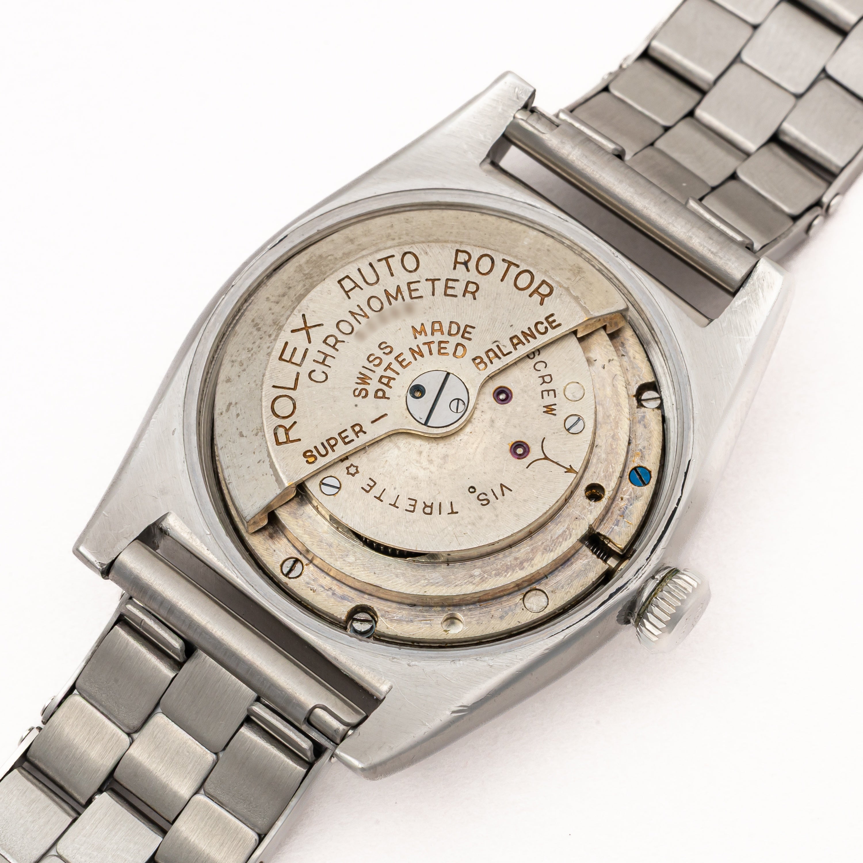 ロレックス バブルバック Ref.2940 1945年製 アルファハンド クサビインデックス 自動巻 社外ブレス