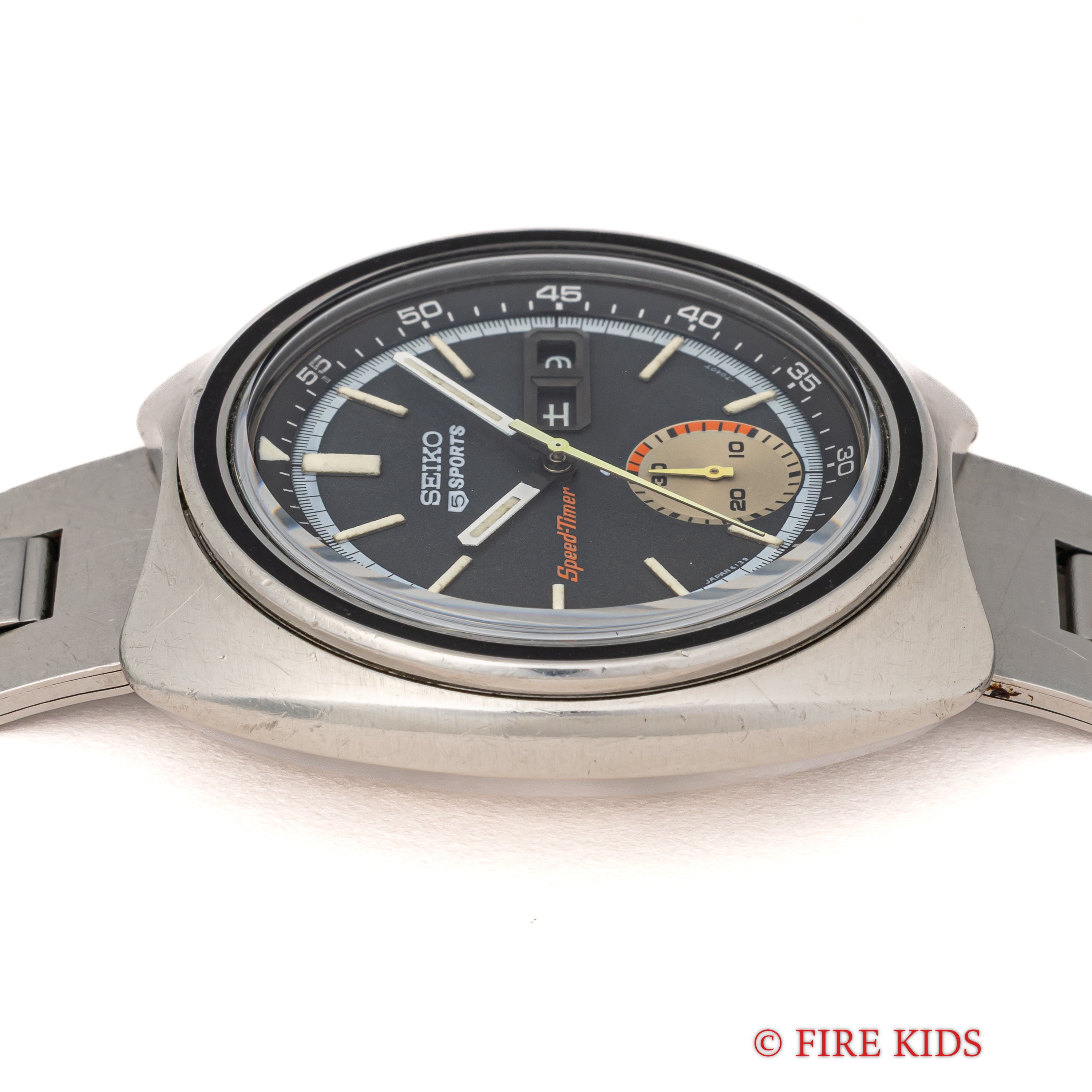 セイコー スピードタイマー 5スポーツ Ref.6139-7020 1971年製 純正ブレス付き Cal.6139B 自動巻きクロノグラフ