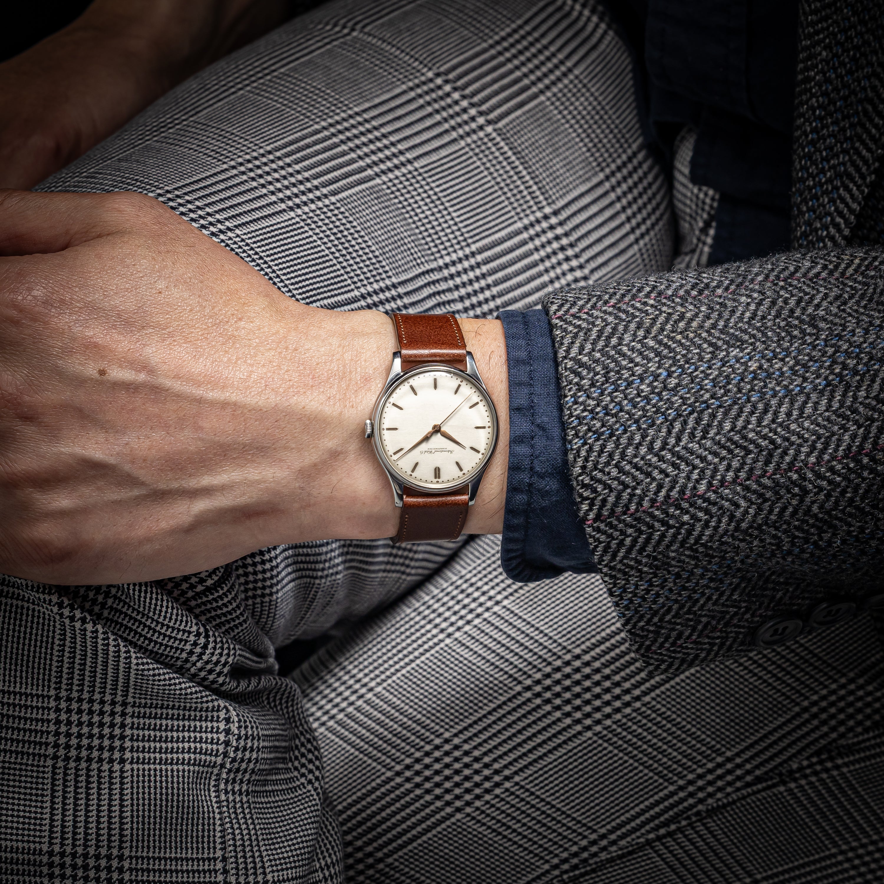 IWC	ラウンドケース Cal.89 手巻き 1955年製 アルファハンド