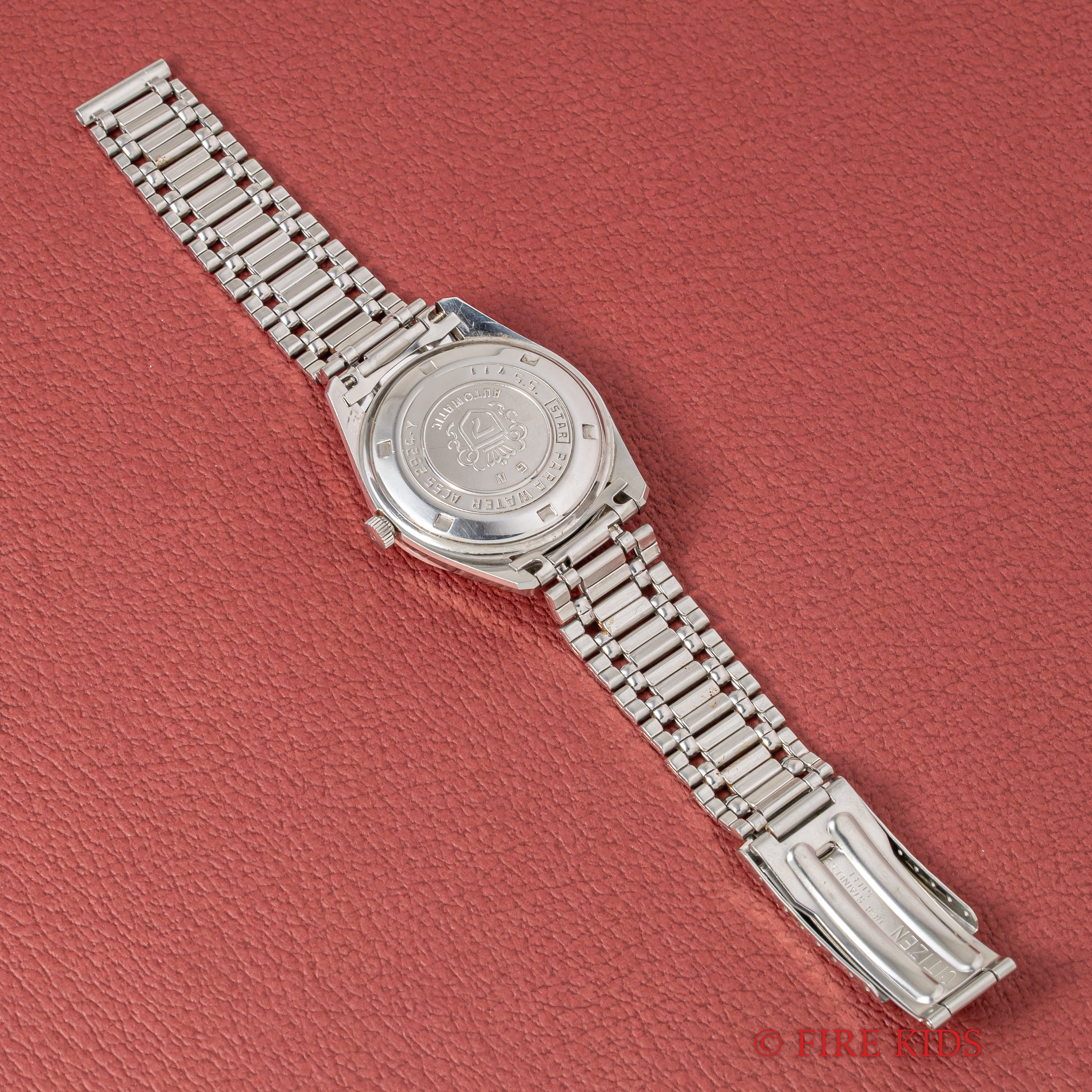 シチズン クリスタル7 43石 1967年製 自動巻 Cal.5204 純正ステンレスブレス