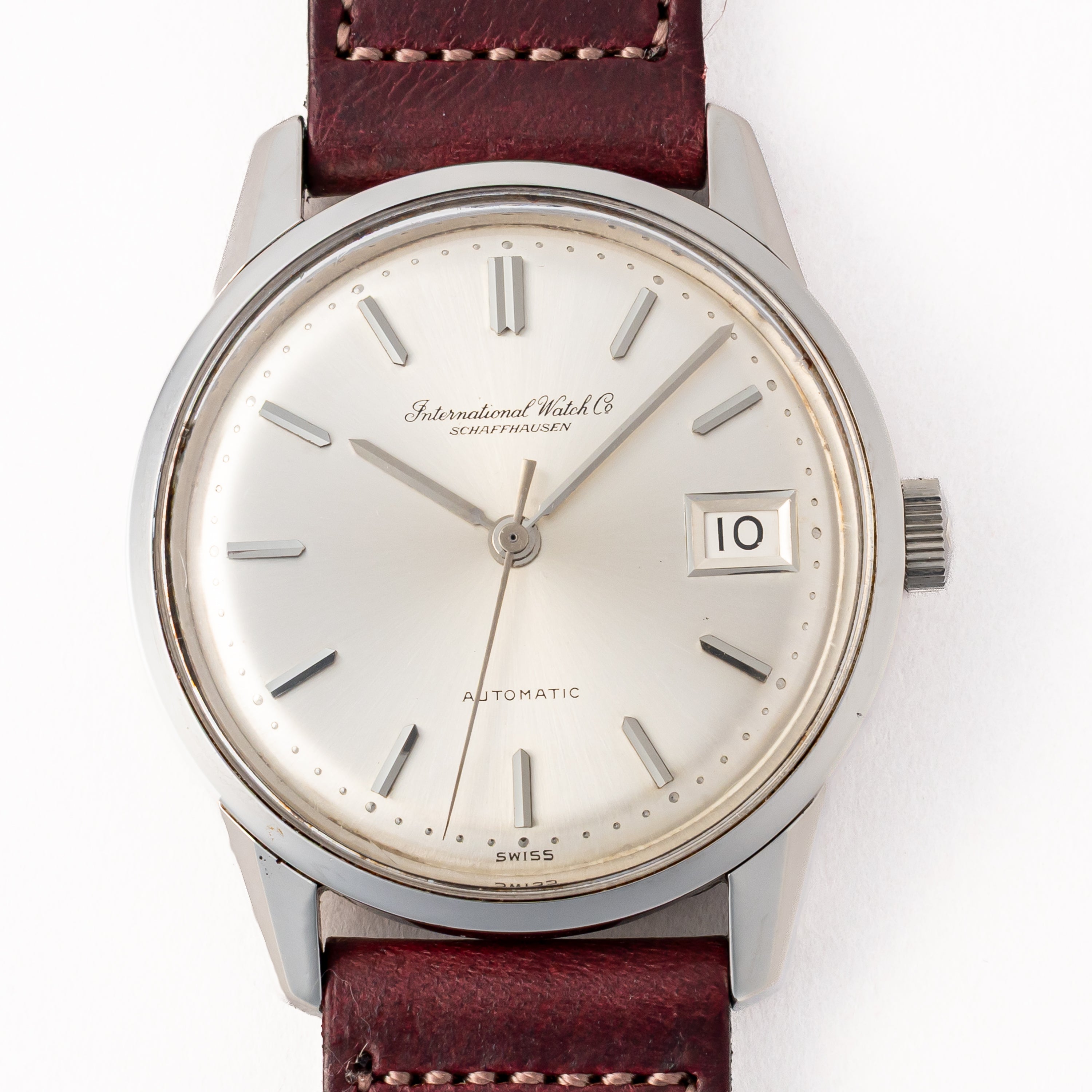 IWC ラウンドケース デイト ペラトン式 自動巻き 1967年製 Ref.R810A Cal.8541 ギャラ付き