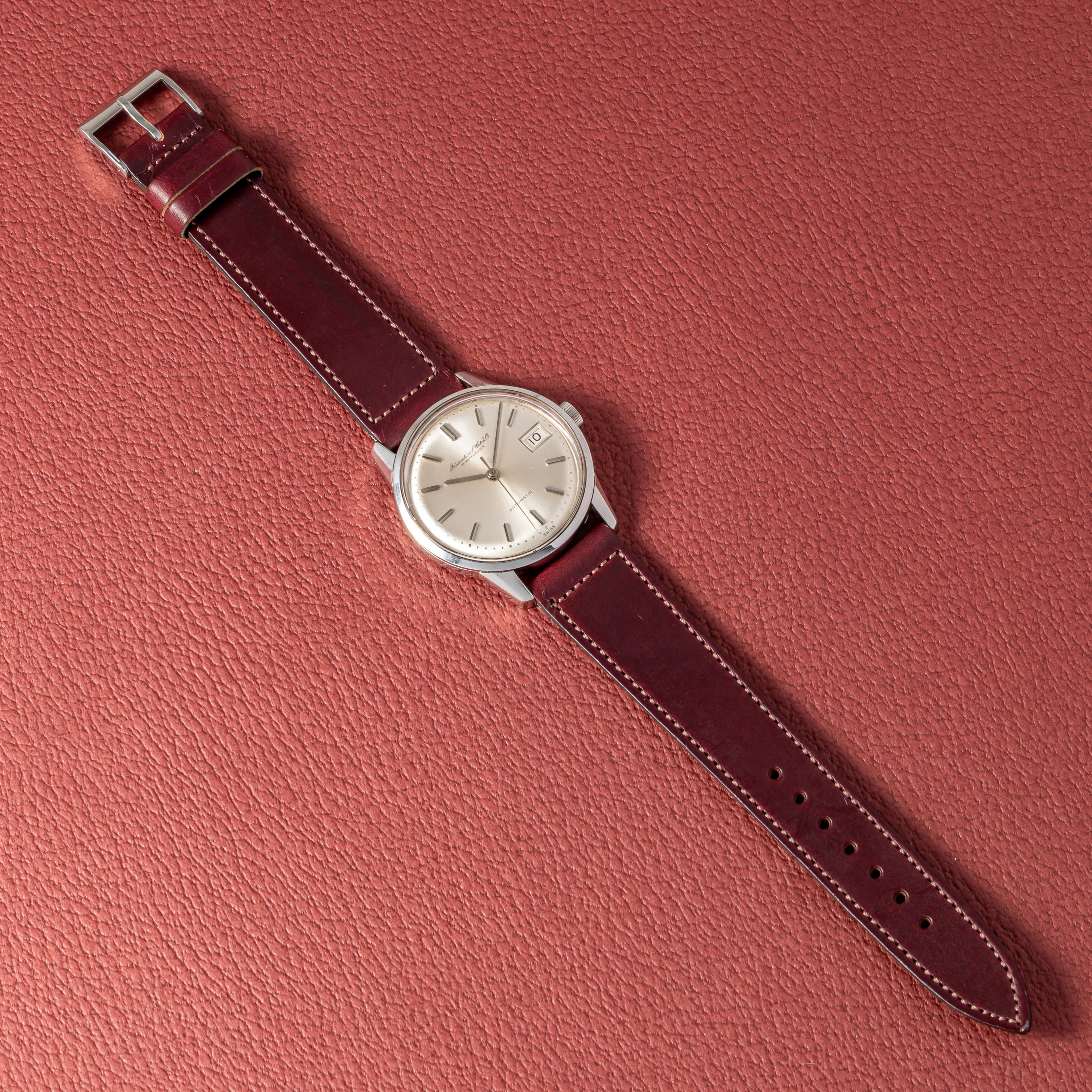 IWC ラウンドケース デイト ペラトン式 自動巻き 1967年製 Ref.R810A Cal.8541 ギャラ付き