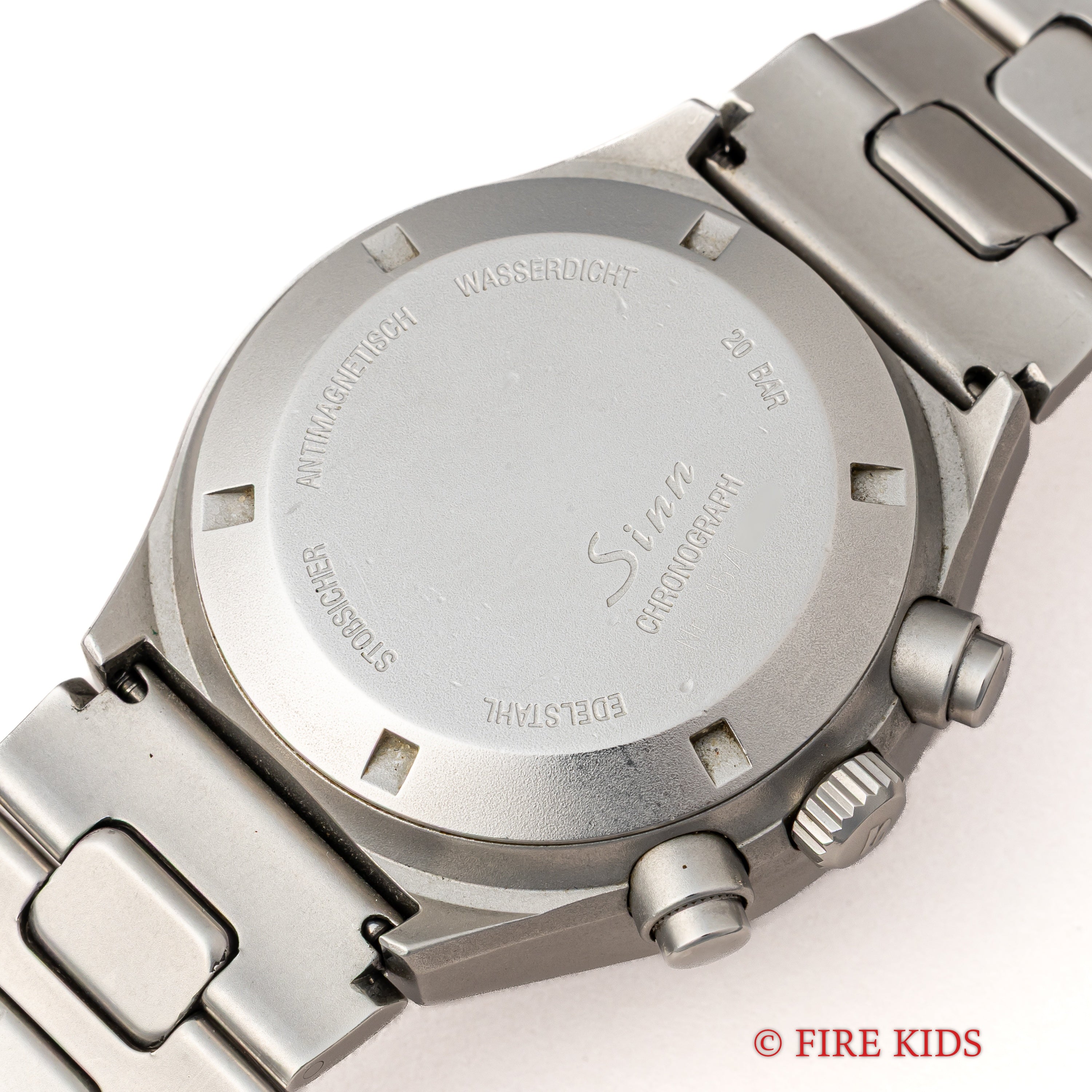 ジン クロノグラフ 157.M 2000年発行ギャラ（平成12年）自動巻 Cal.レマニア5100 純正ブレス 箱ギャラ