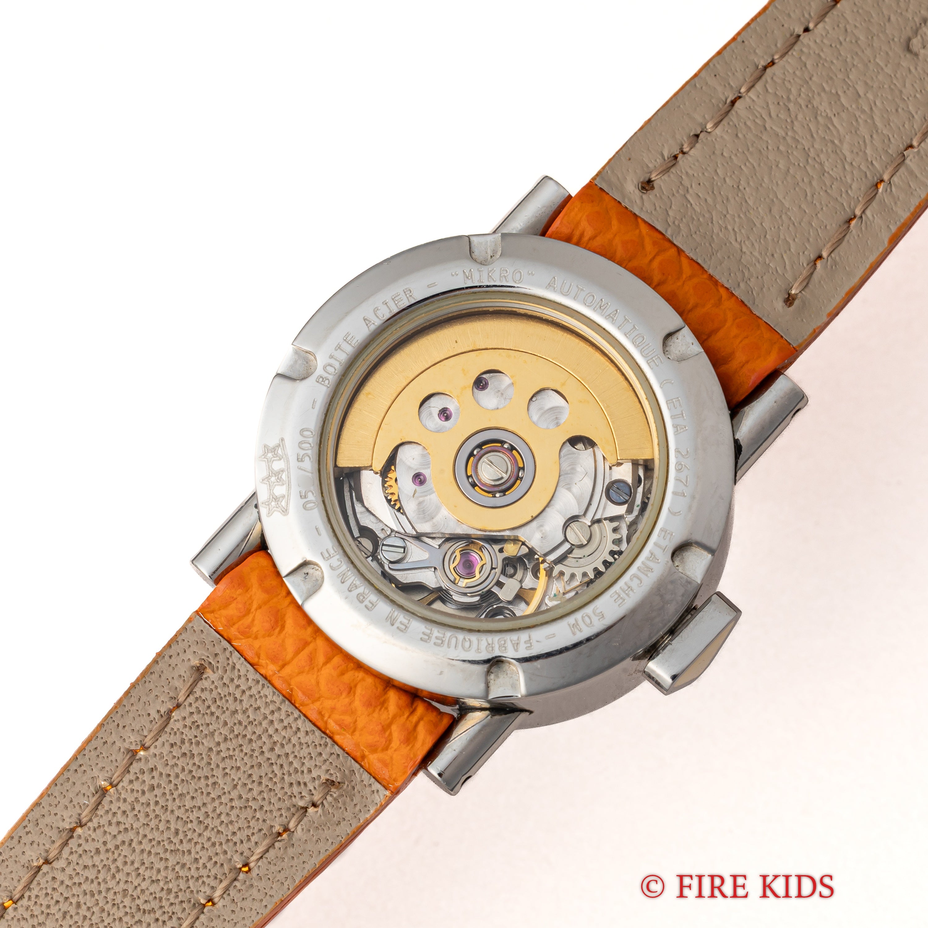 アラン・シルベスタイン MIKRO 1990年代製 自動巻 レディースウオッチ スケルトンバック