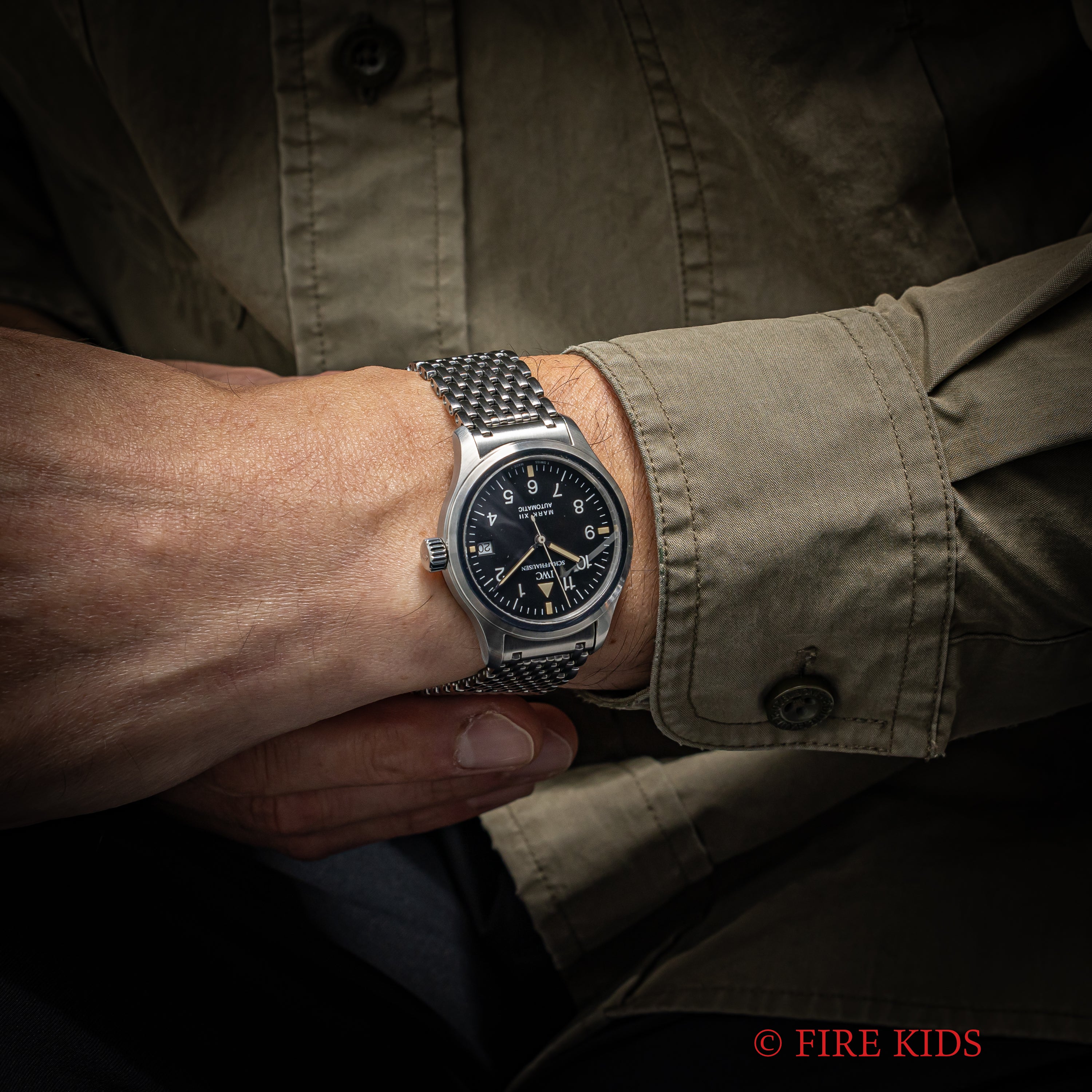 IWC マーク12 1995年製 Cal.884/2 Ref.3241 自動巻き 純正ブレス ギャランティー、冊子付き