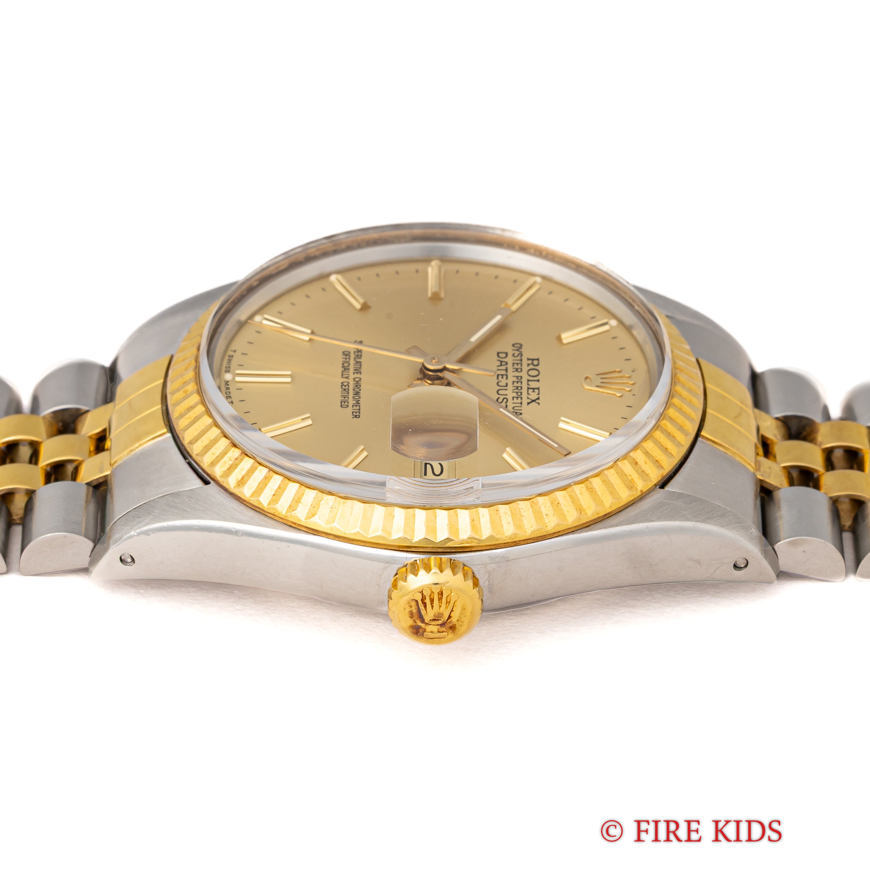 ロレックス デイトジャスト コンビ 1987~88年製 Ref.16013 トリチウム夜光 箱タグ付き