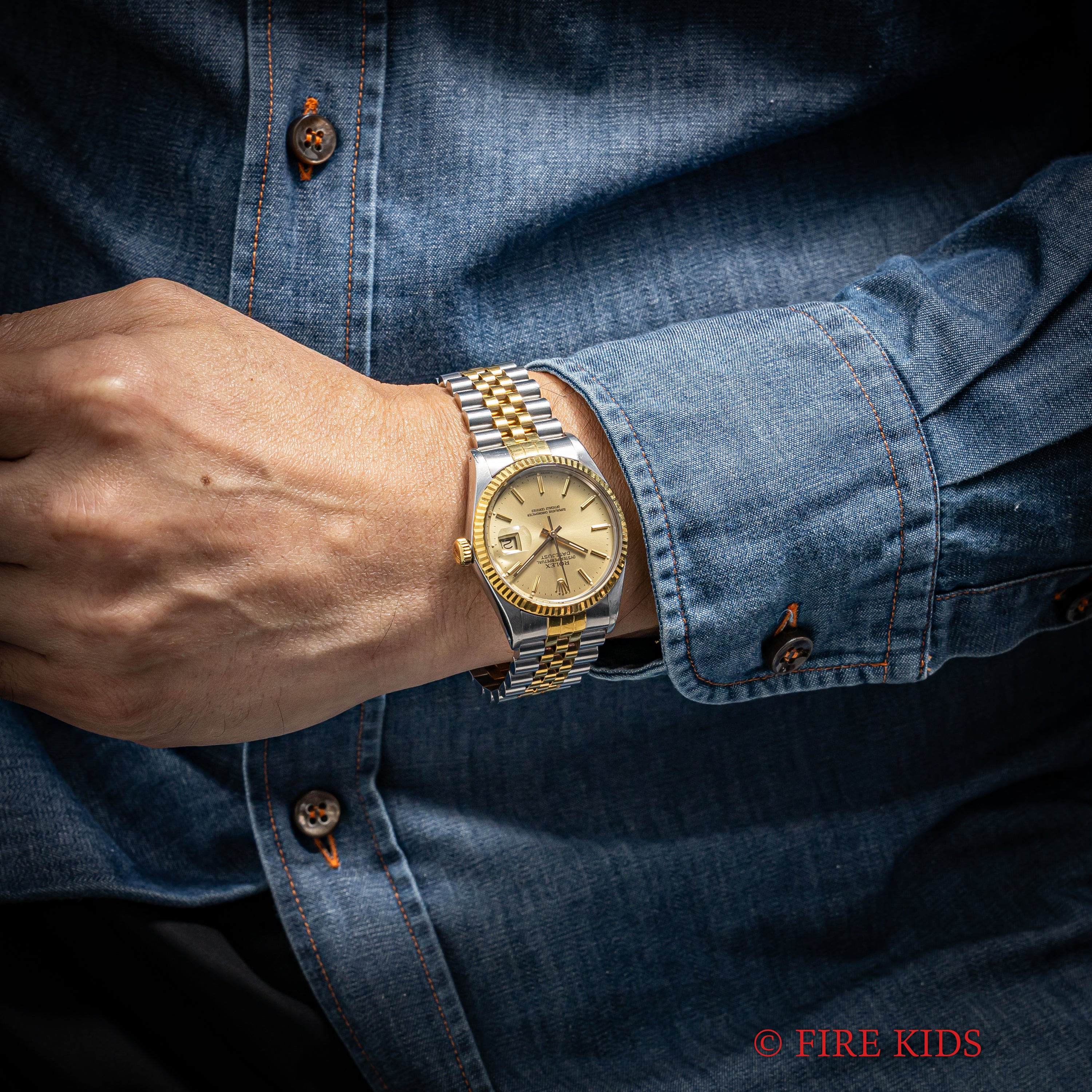 ロレックス デイトジャスト コンビ 1987~88年製 Ref.16013 トリチウム夜光 箱タグ付き