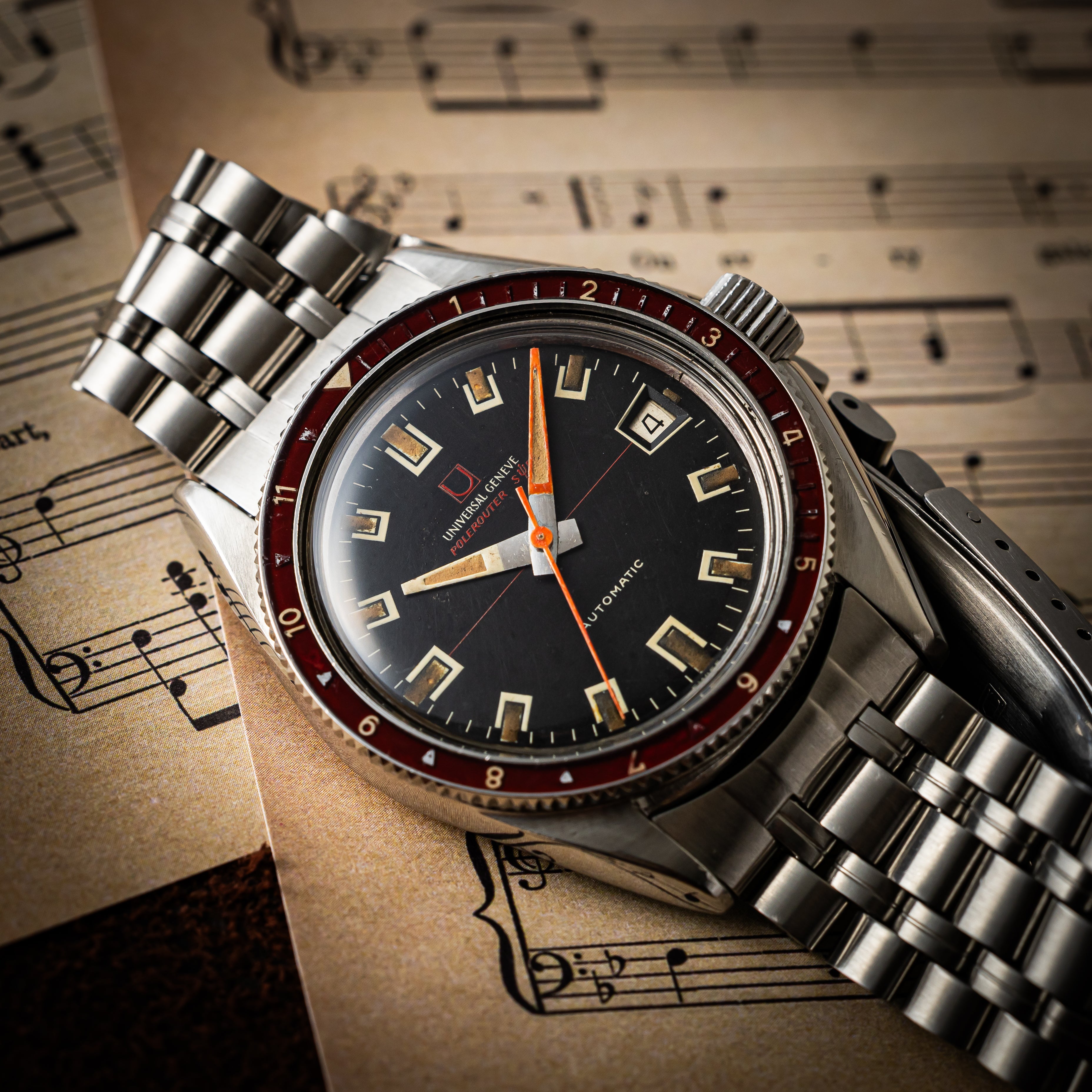 ユニバーサルジュネーブ ポールルーター サブ 1960年代製 Ref.869124/02