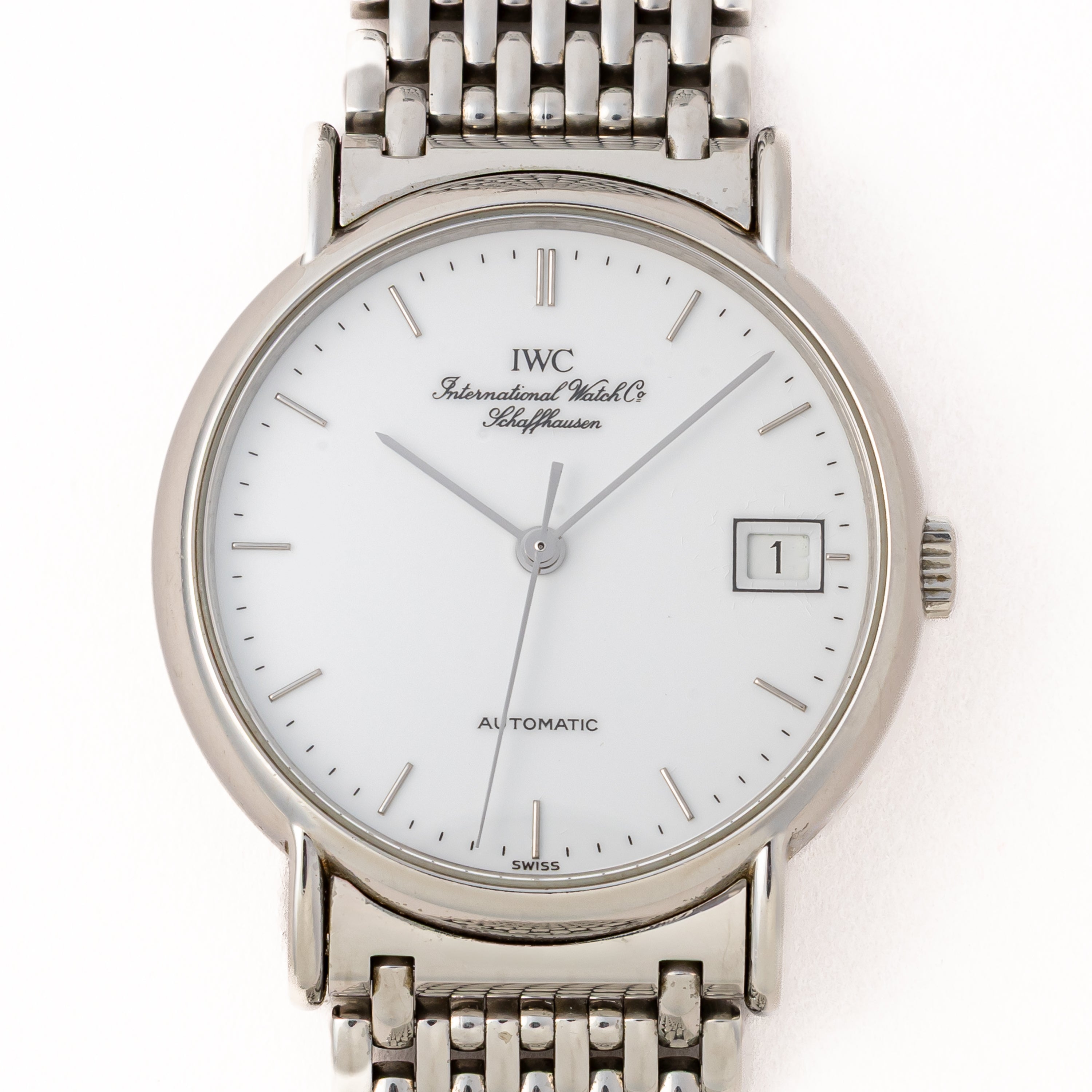 IWC ポートフィノ ホワイトダイアル 1991年製 自動巻き Ref.IW351324 純正ブレス付き