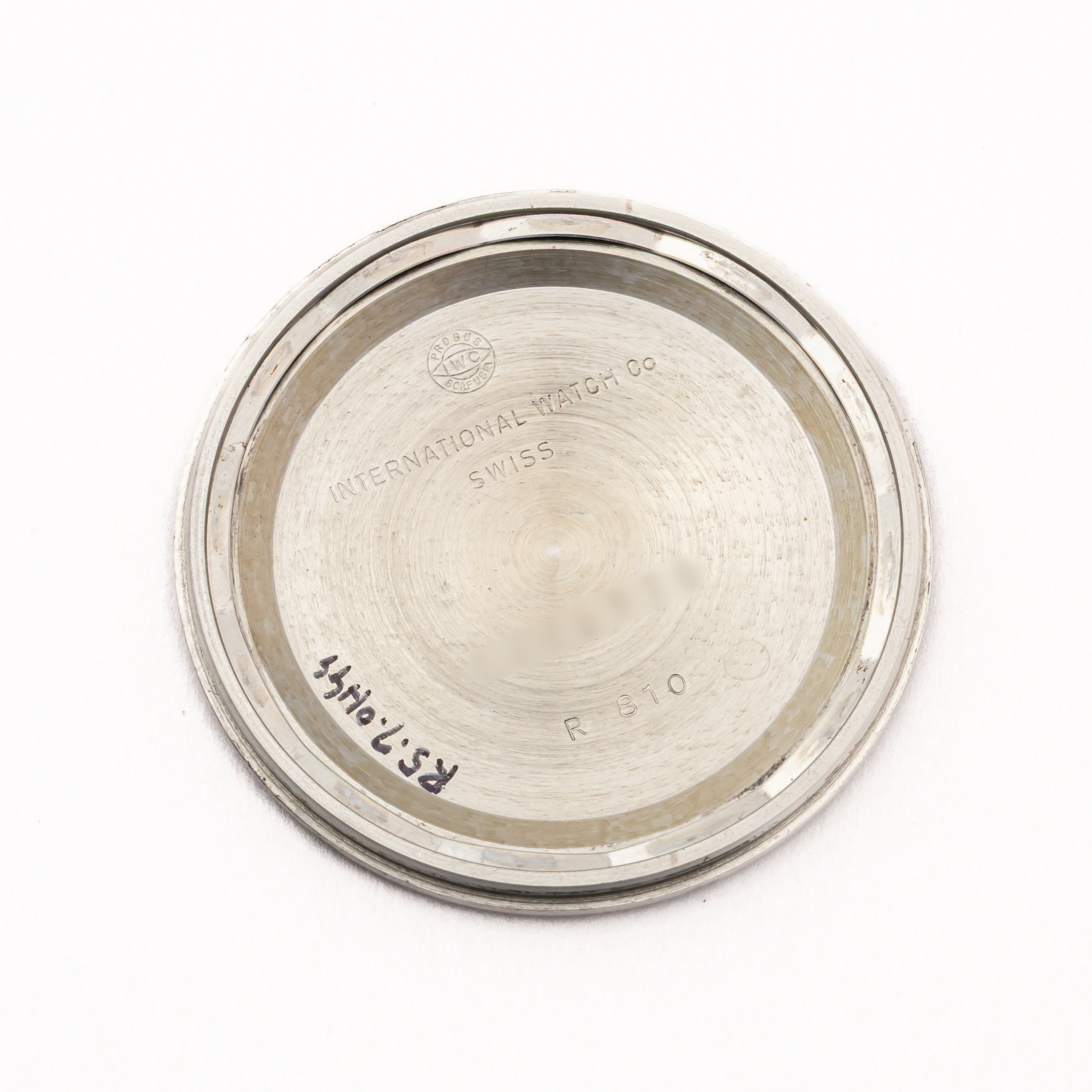 IWC ラウンドケース 手巻き 1969年製 Ref.810A Cal.89 純正尾錠付