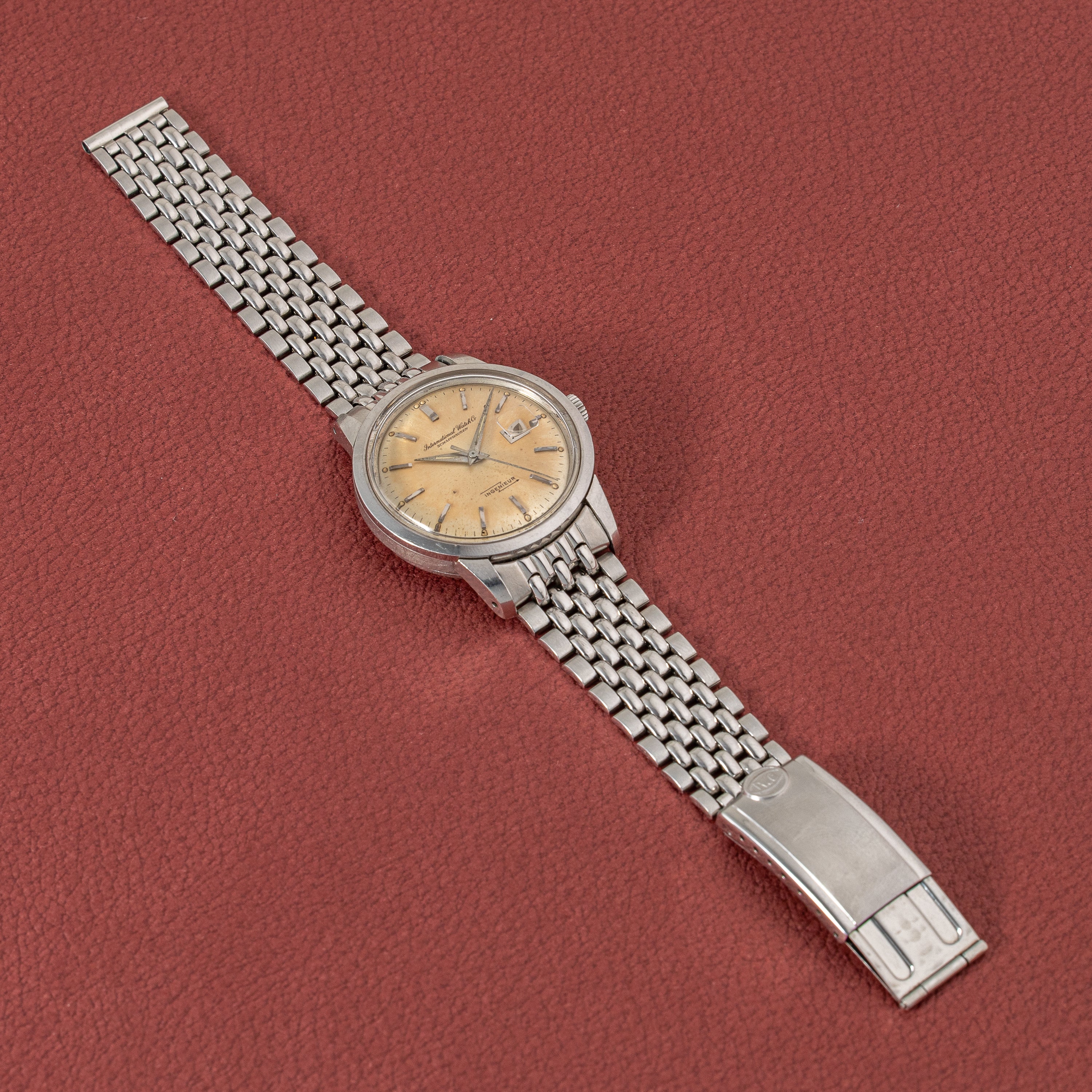 IWC インヂュニア 1963年製 Ref.666AD Cal.8531 純正ゲイフレアーブレス付き