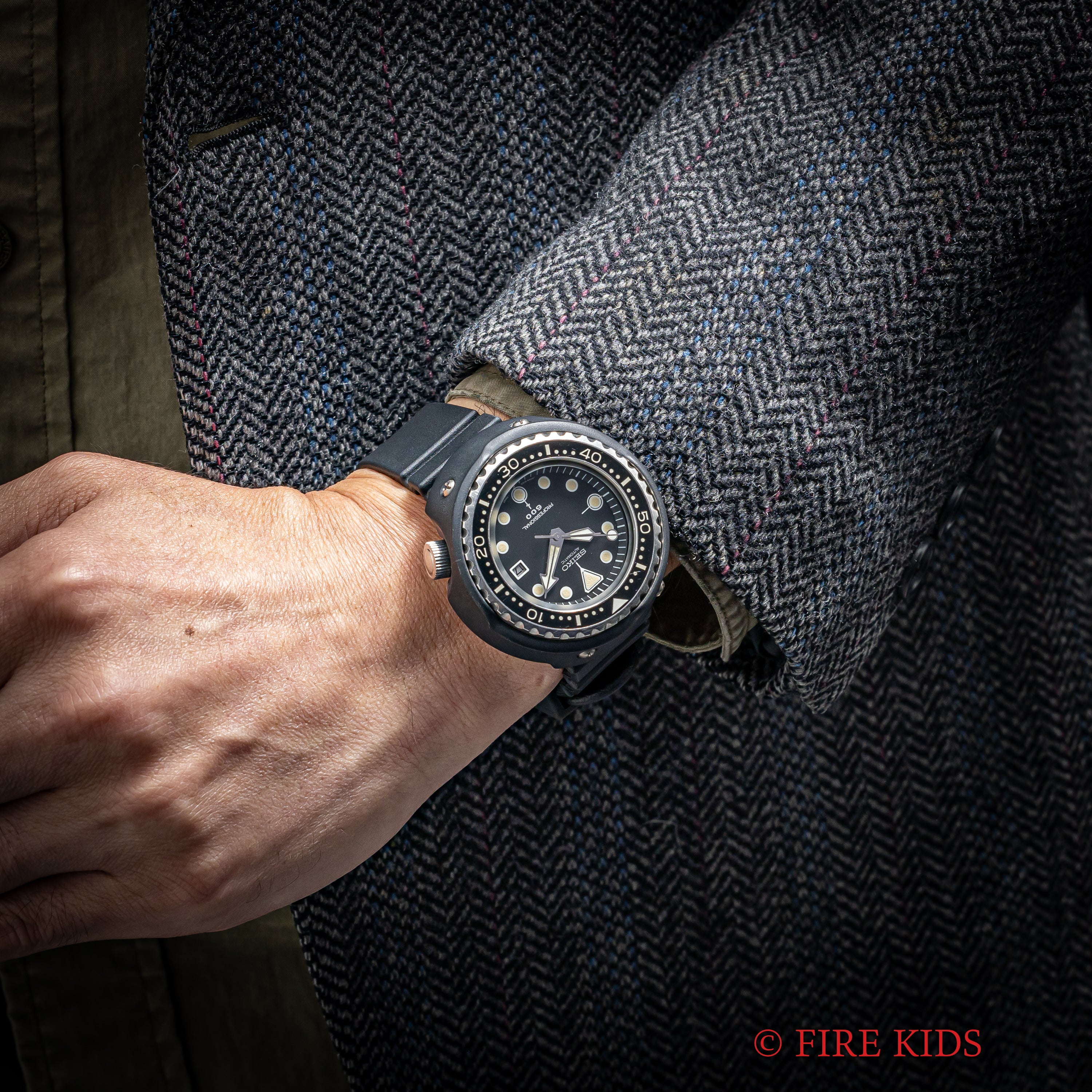 セイコー 600mプロフェショナルダイバー初期型 1975年製 Ref.6159-7010 元祖 ツナ缶 10振動自動巻