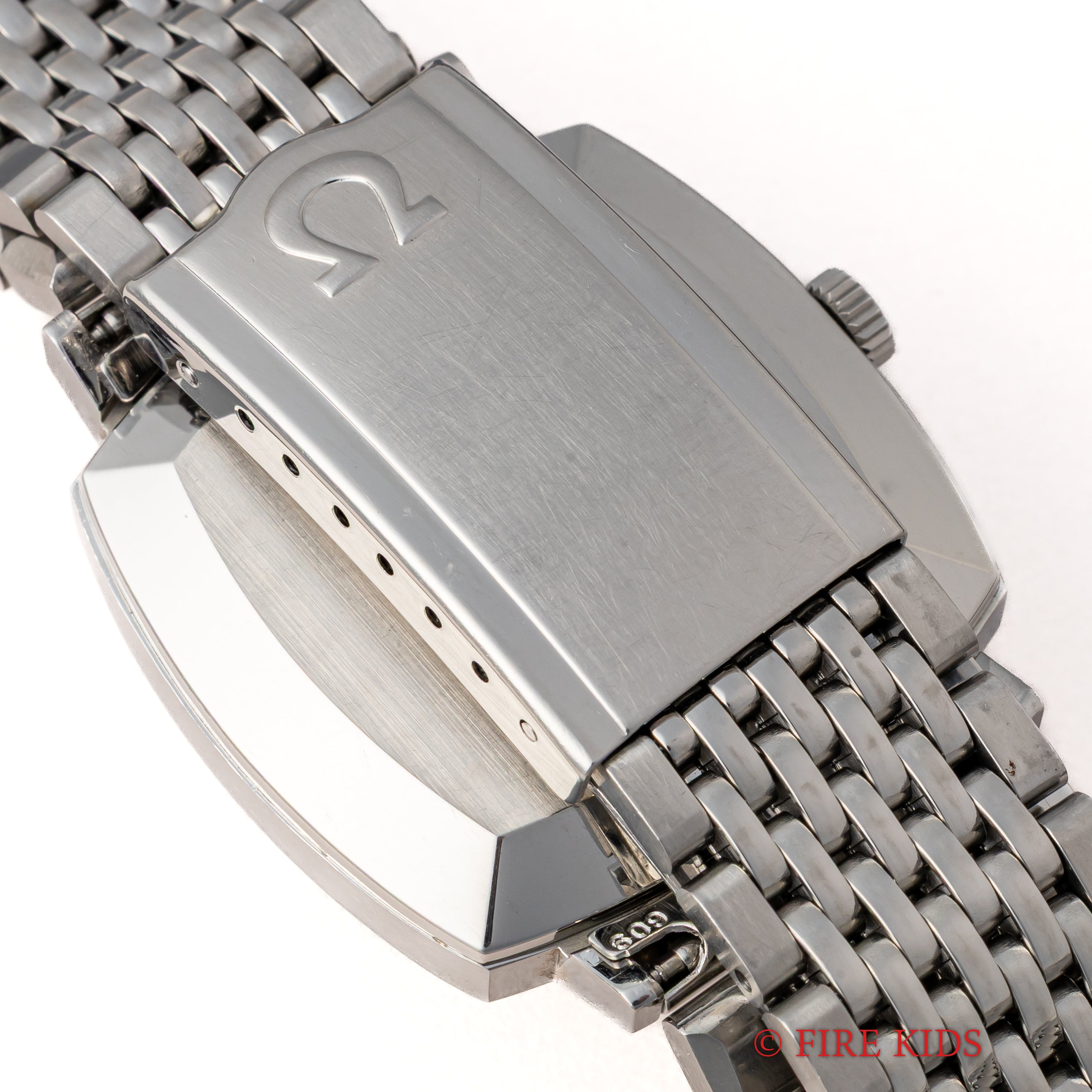 オメガ ジュネーブ 自動巻き スクエア 純正ブレス付き Ref.166.0010 1972年製 Cal.565