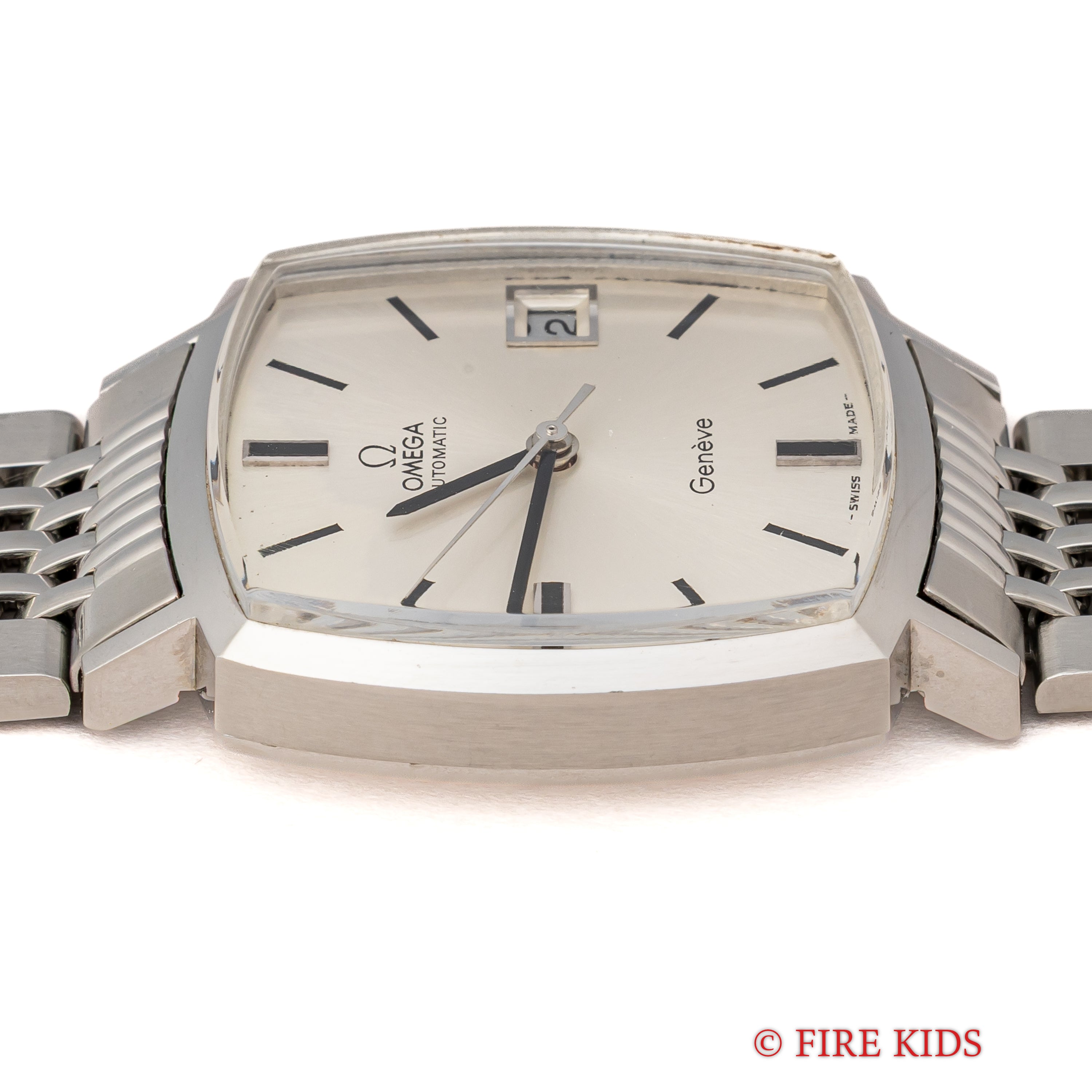 オメガ ジュネーブ 自動巻き スクエア 純正ブレス付き Ref.166.0010 1972年製 Cal.565