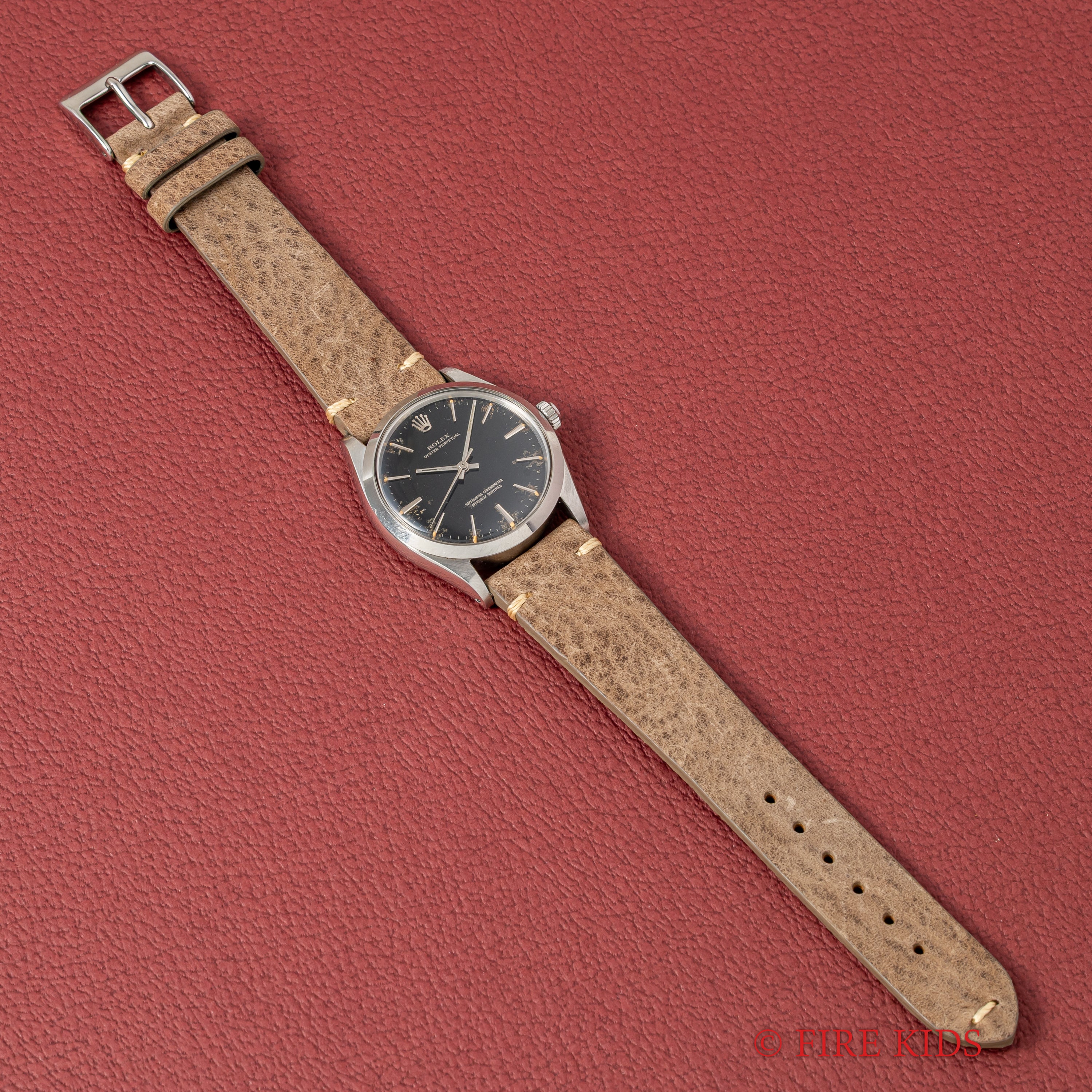 ロレックス オイスターパーペチュアル 1966年製 Ref.1002 ブラックミラーダイヤル