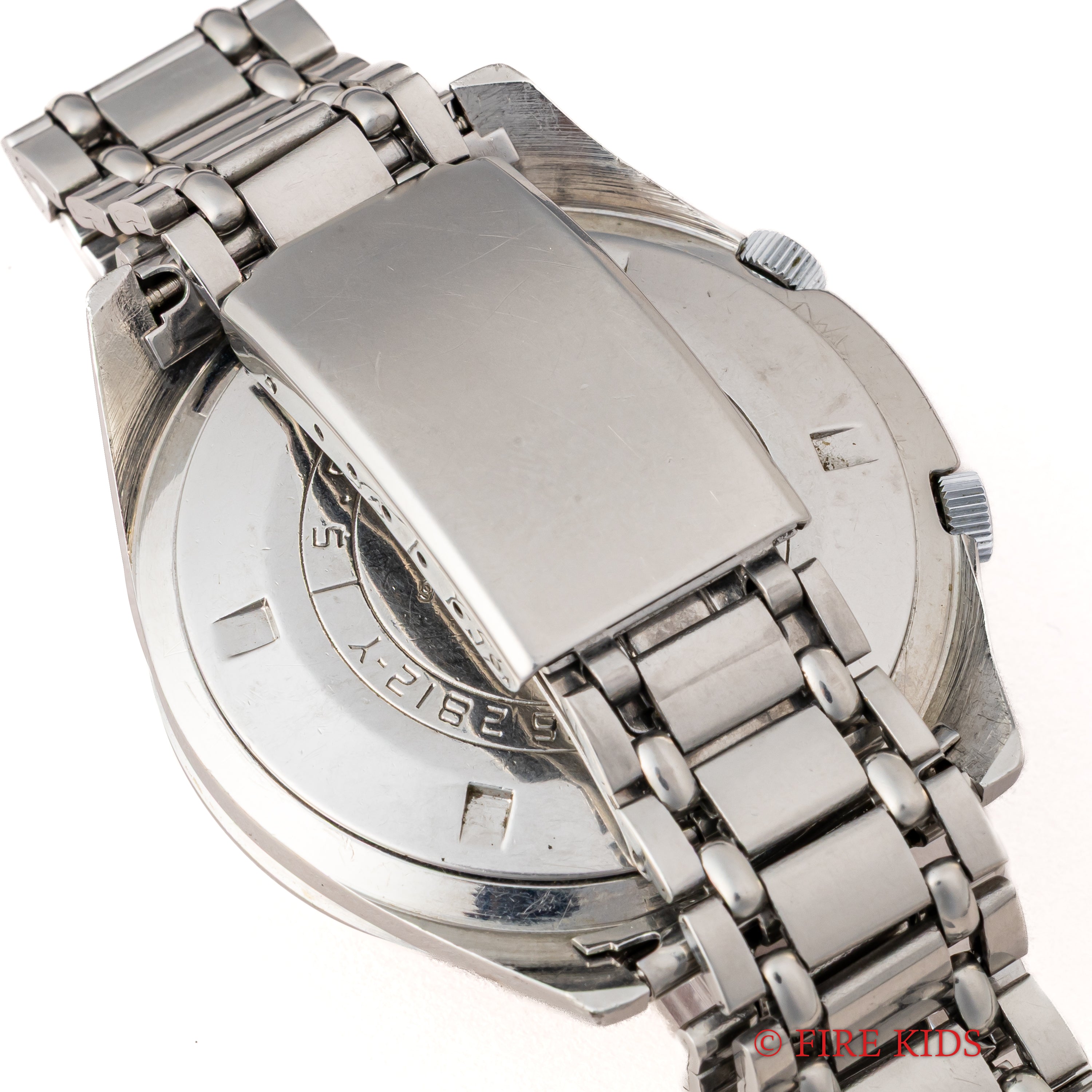 シチズン セブンスター レッドダイヤル 1969年製 ダイバーズウオッチ デイデイト 純正ブレス