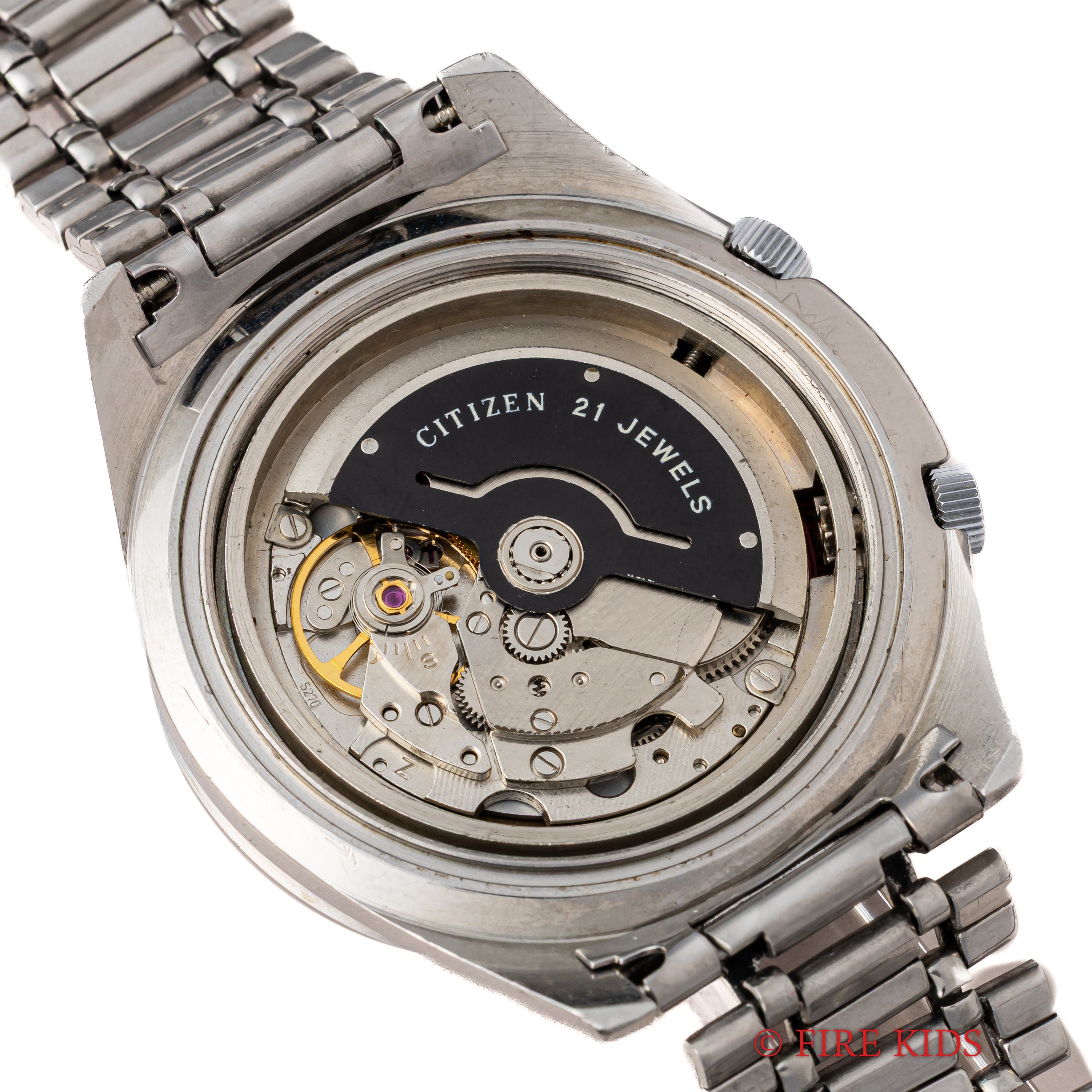 シチズン セブンスター レッドダイヤル 1969年製 ダイバーズウオッチ デイデイト 純正ブレス